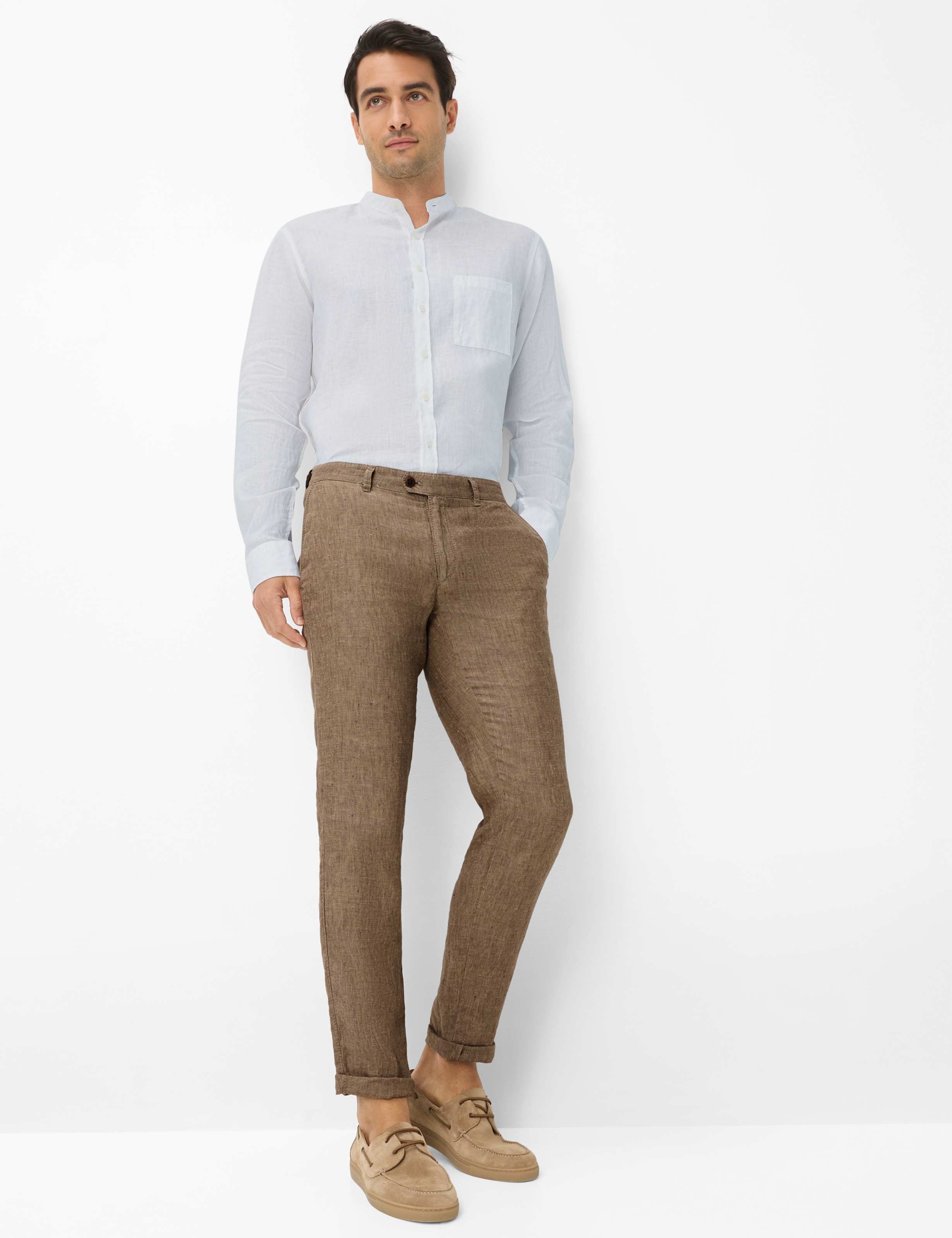 BRAX FABIO Chino Trousers Brown 34 2