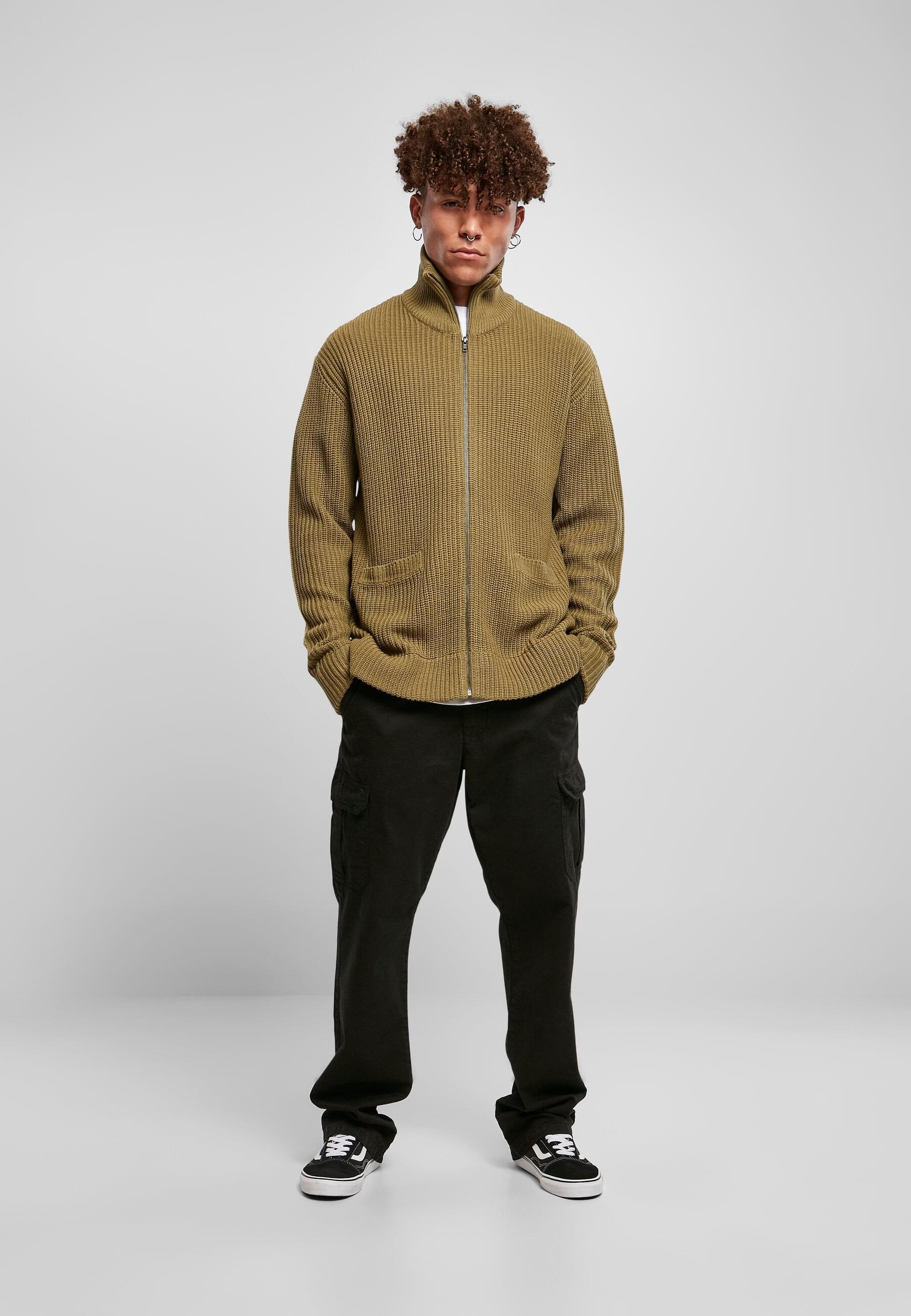 URBAN CLASSICS Cardigan »Urban Classics Herren Zip Cardigan«