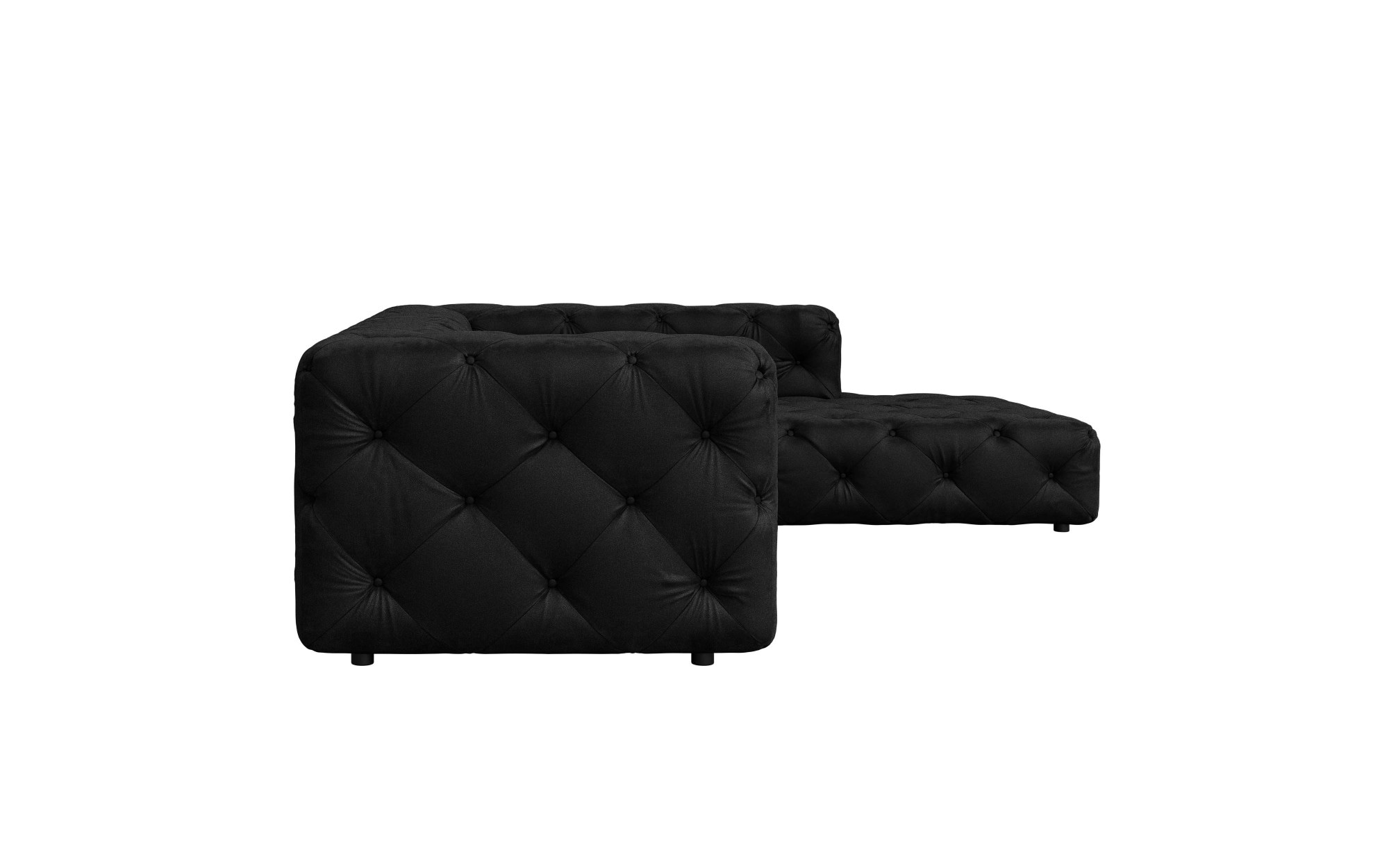 Places of Style Ecksofa »FOLLINA«, L-Form, mit klassischer Chesterfield-Knopfheftung