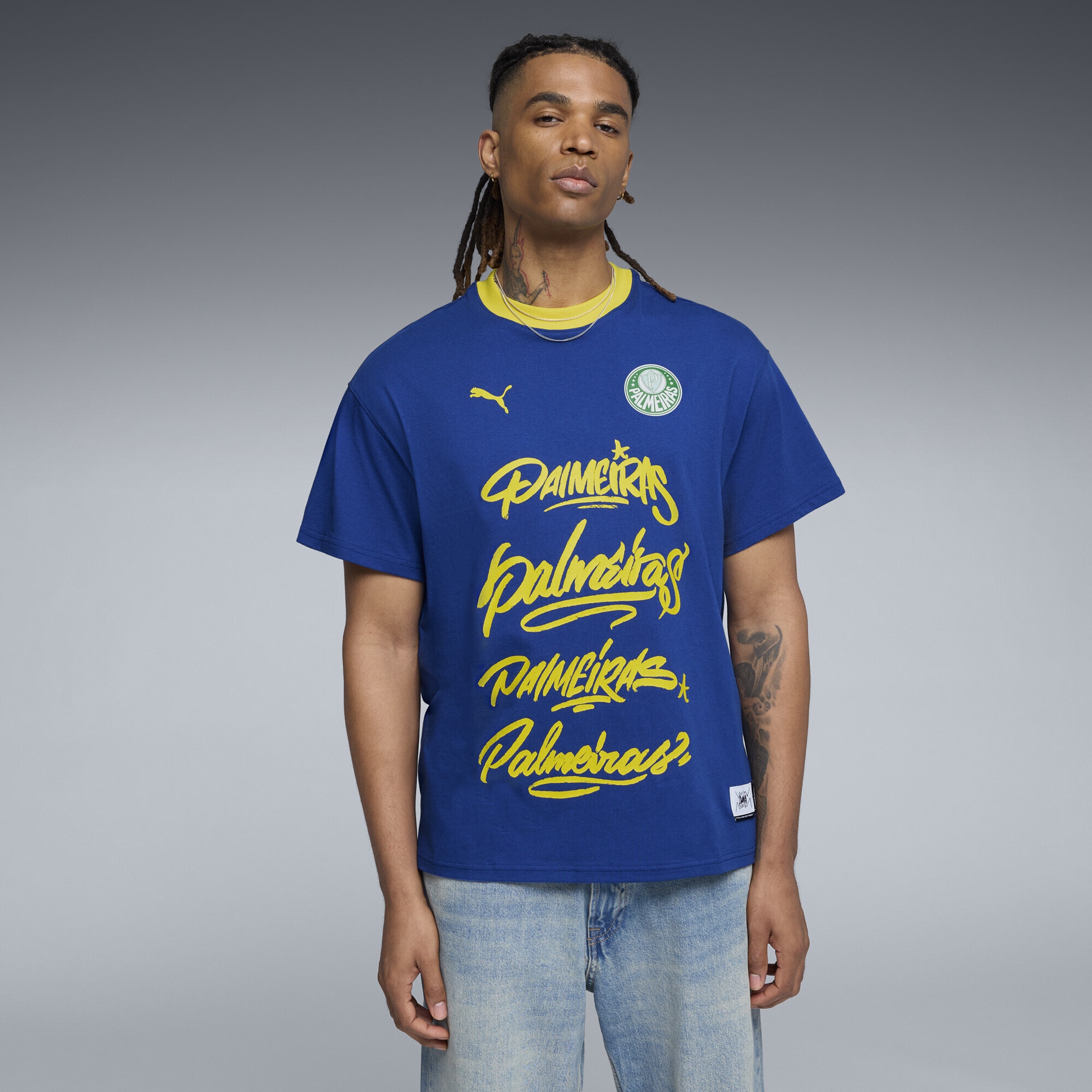 PUMA Trainingsshirt »PUMA HOOPS x SE PALMEIRAS Basketballshirt Herren«