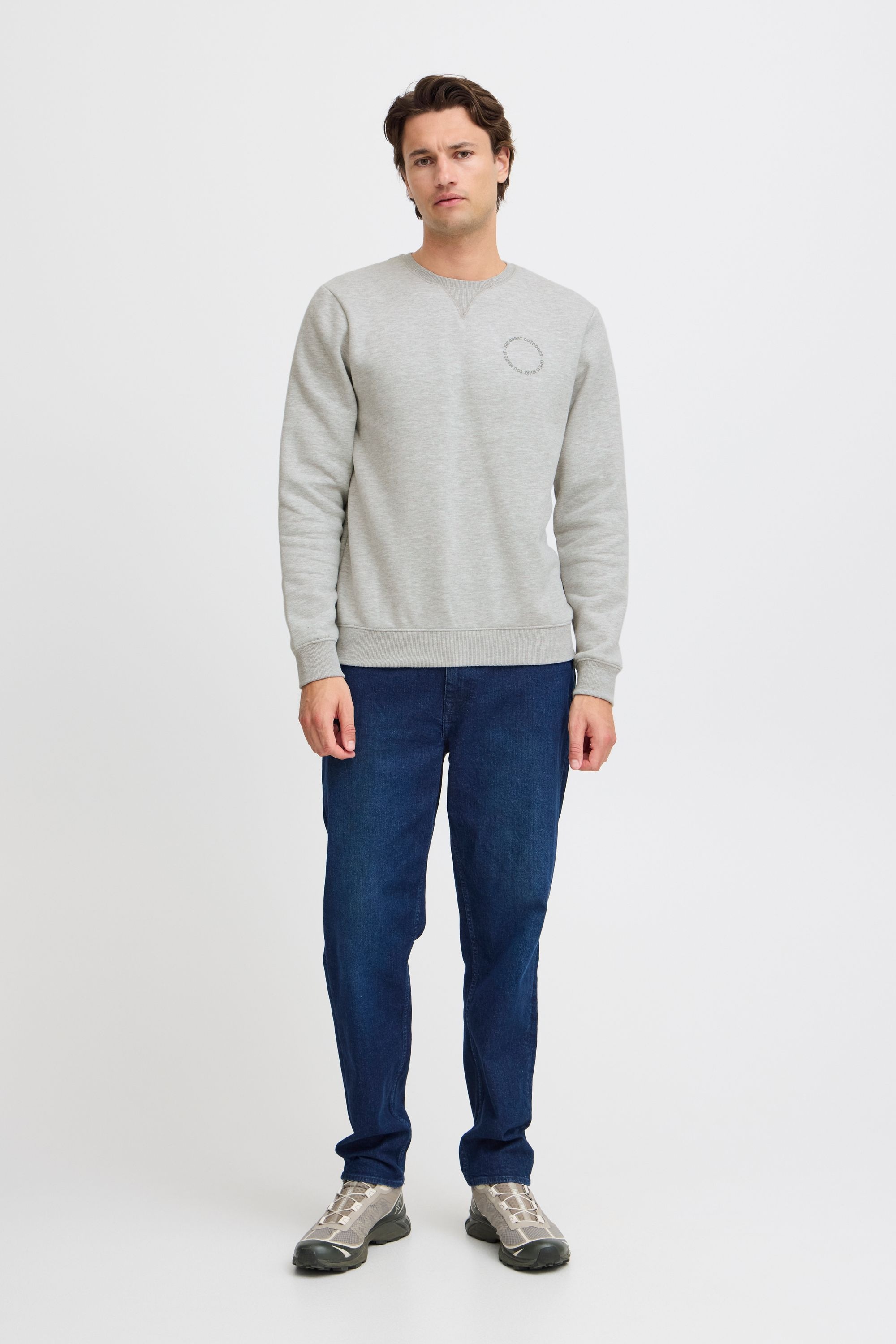 Blend BHSweatshirt Crew Neck Pullover Grey Size S 2