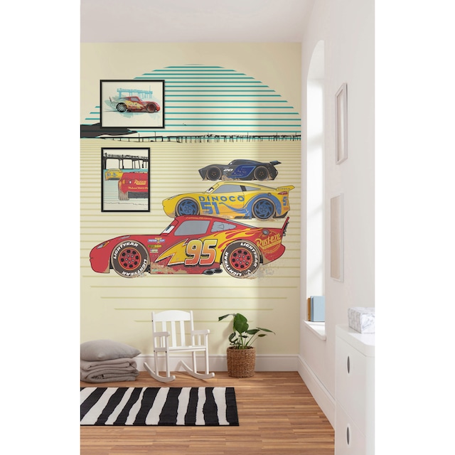 Komar Wandbild »Cars Lightning McQueen«, (1 St.), Kinderzimmer, Schlafzimmer,  Wohnzimmer | BAUR