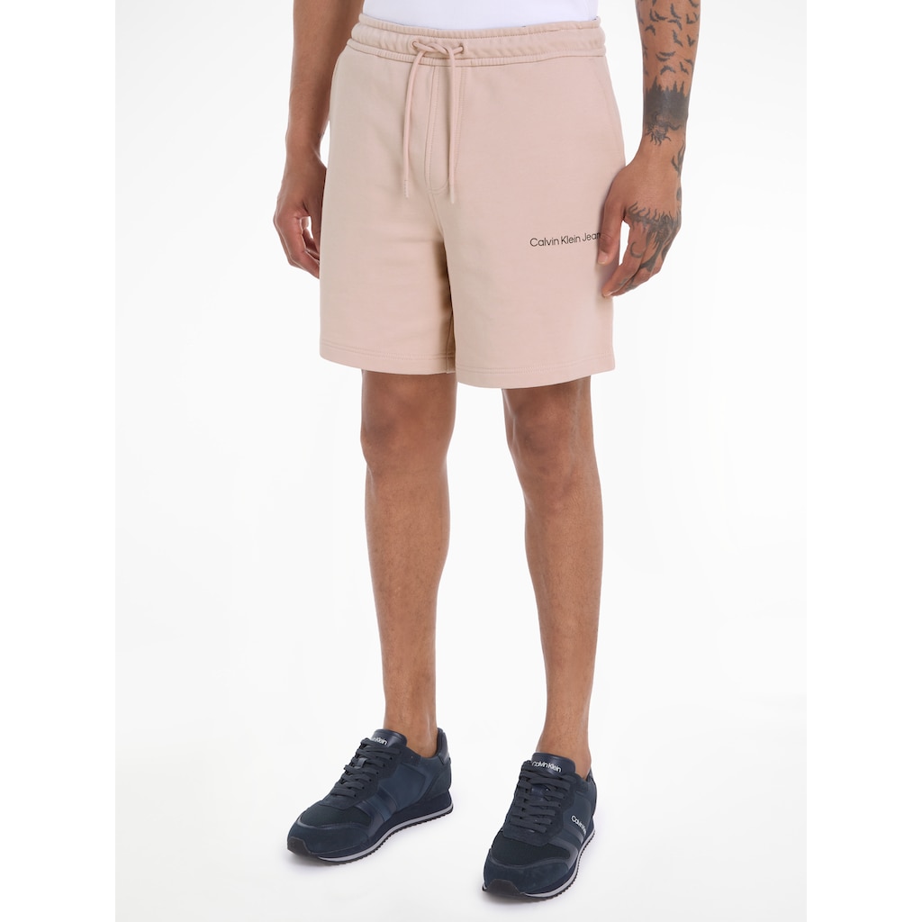 Calvin Klein Jeans Sweatshorts »INSTITUTIONAL SHORT«, mit Logoschriftzug