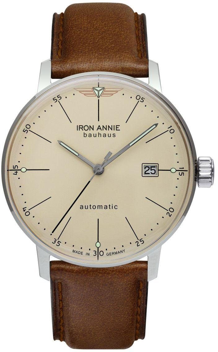 Automatikuhr »Bauhaus, 5050-5«, Armbanduhr, Herrenuhr, Datum, Made in Germany