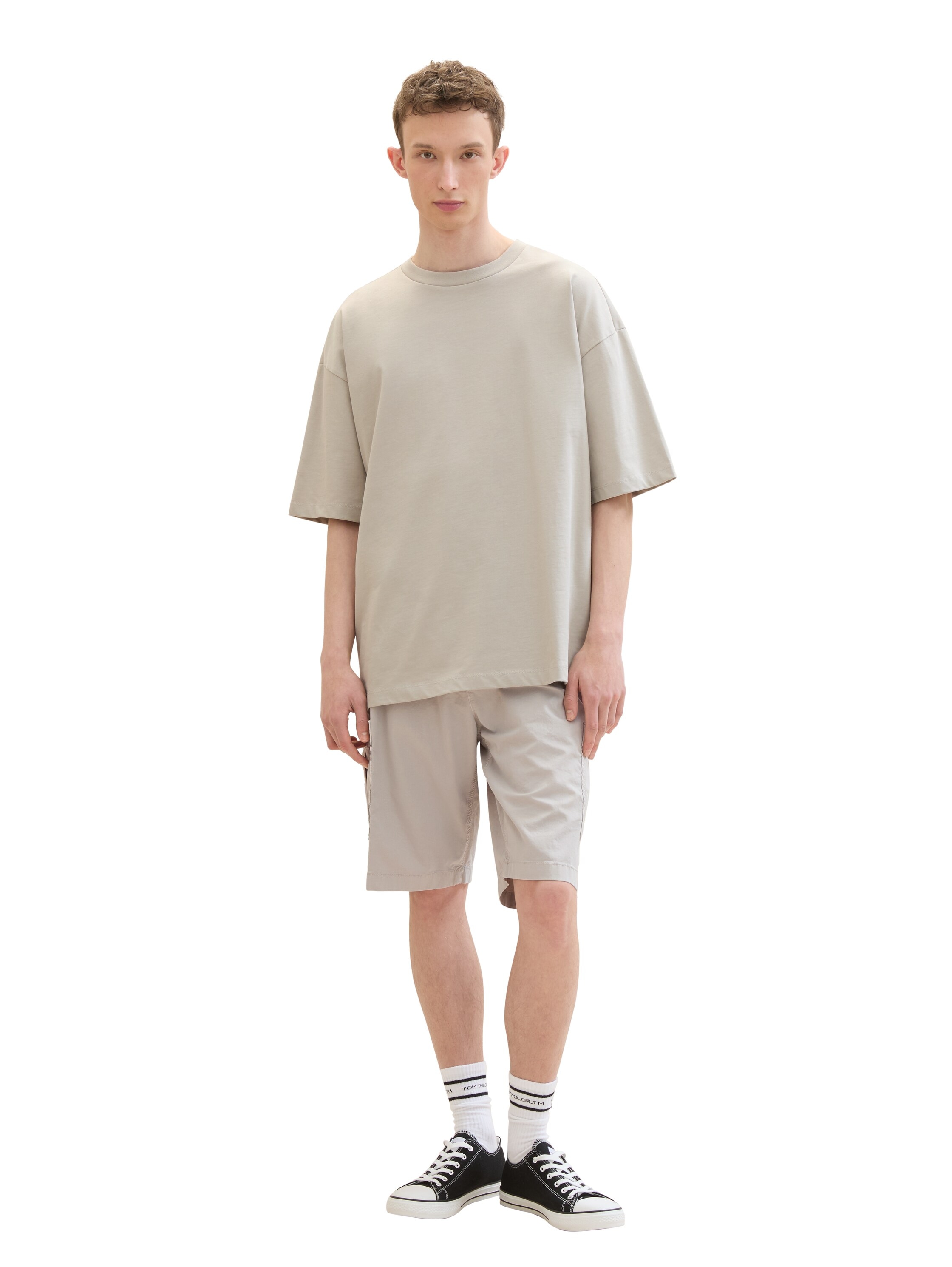 TOM TAILOR Denim Cargoshorts, unifarben