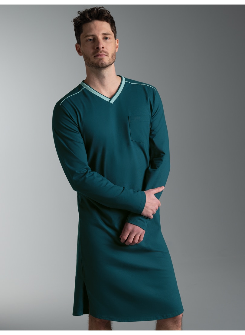 Trigema Pyjama "TRIGEMA Nachthemd aus Biobaumwolle" 1 günstig online kaufen