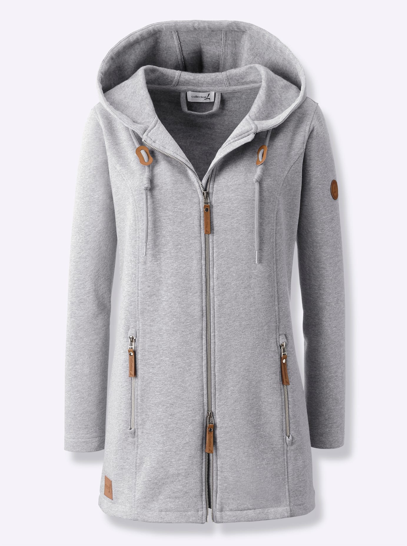 Casual Looks Shirtjacke "Sweatjacke", (1 tlg.) günstig online kaufen