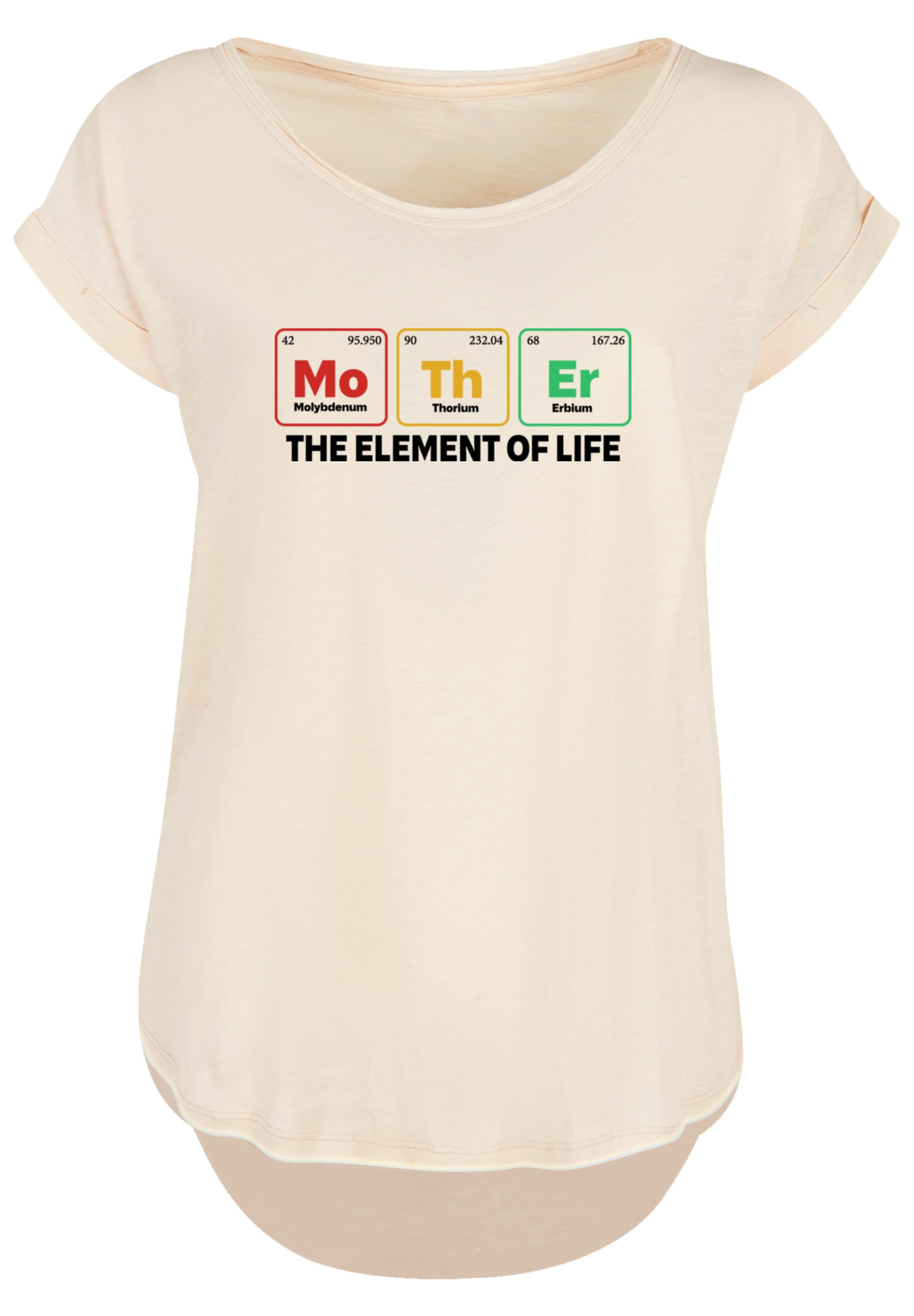 F4NT4STIC T-Shirt "Mothers Day Minimalist Periodic Table Geeky Mom", Premiu günstig online kaufen