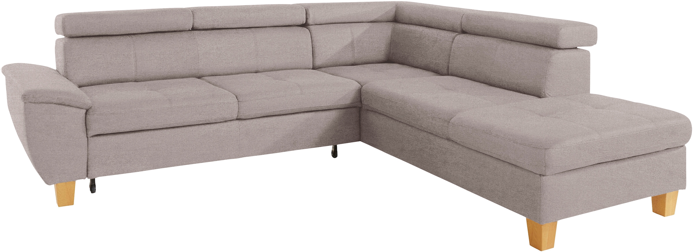 exxpo - sofa fashion Ecksofa "Enya, hoher Sitzkomfort, Breite 266cm, bequem günstig online kaufen