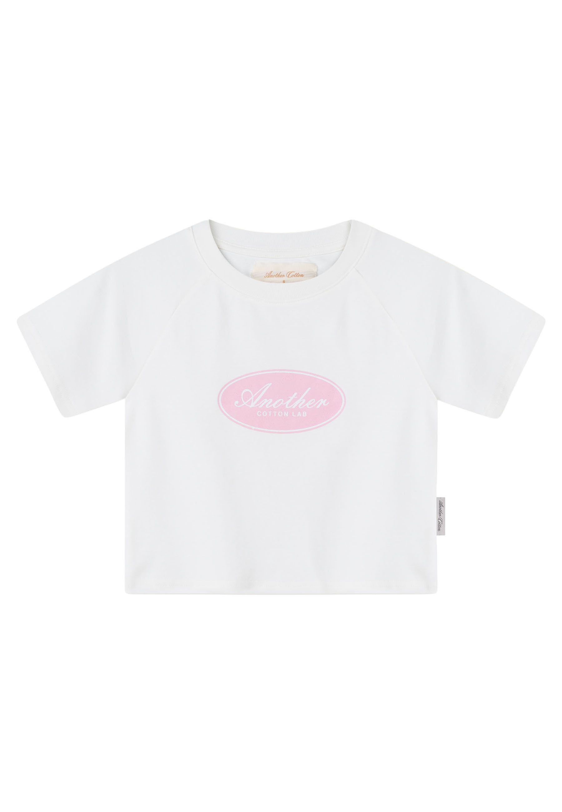 Another Cotton Lab T-Shirt "Another Cotton Lab Another Vintage Logo Crop Top" 1
