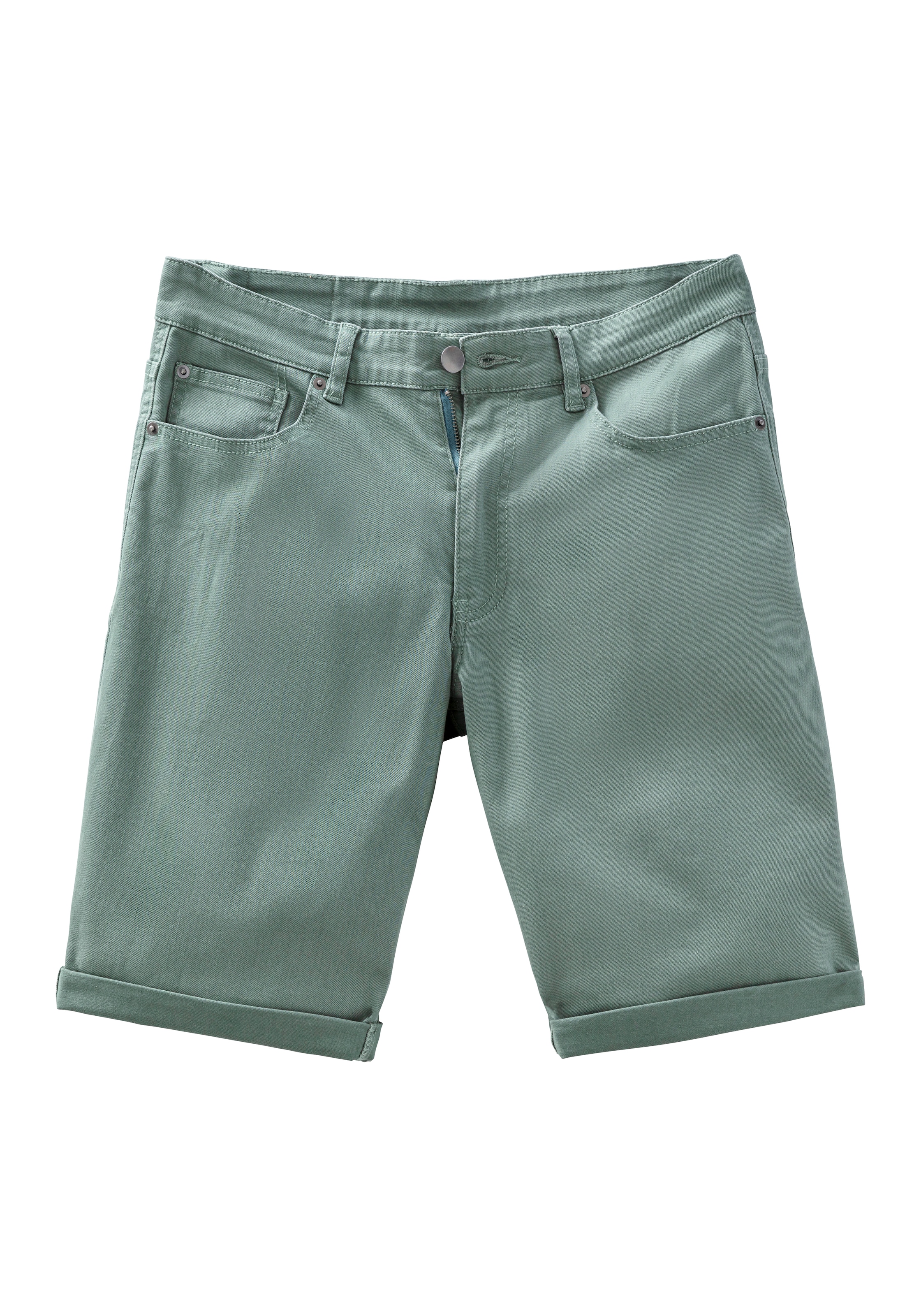 John Devin Jeansshorts »5-Pocket Shorts,«, aus elastischer Denim-Qualität