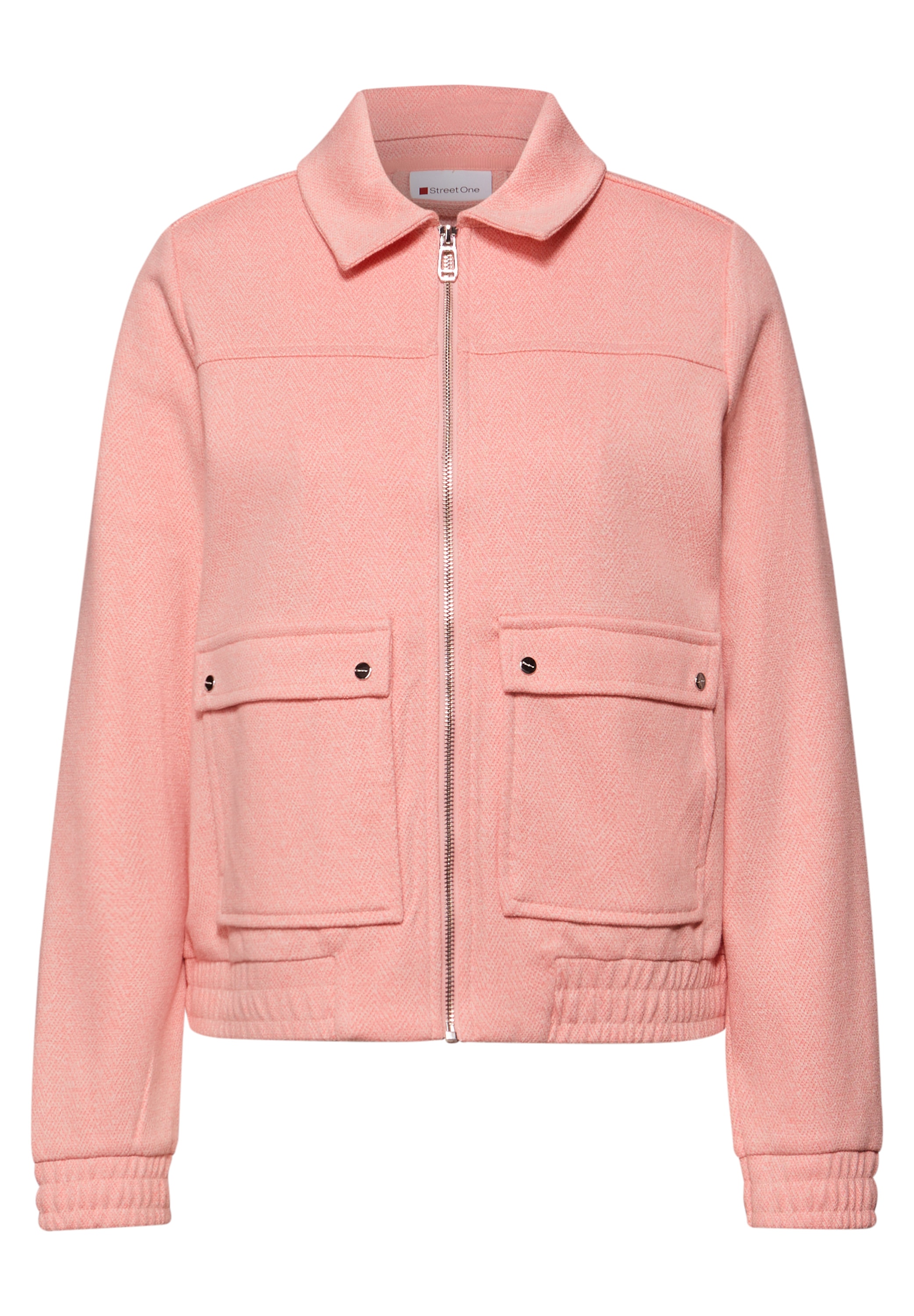 STREET ONE Blouson ohne Kapuze im soften Baumwoll-Mix