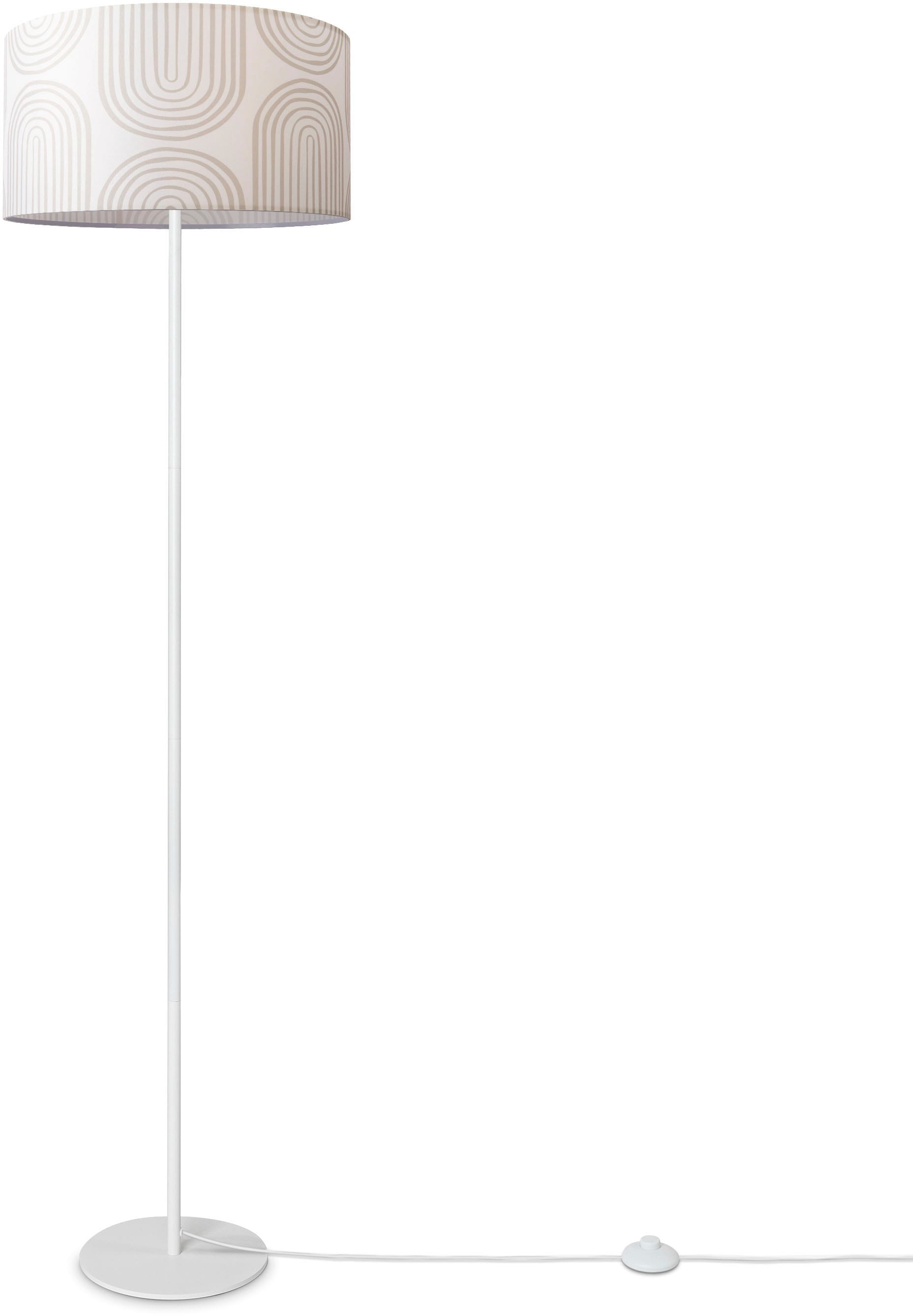 Retro »Luca Muster | Mit Stehlampe Paco Pillar«, Modern Schirm Home Wohnzimmer BAUR Stehlampe Büro E27