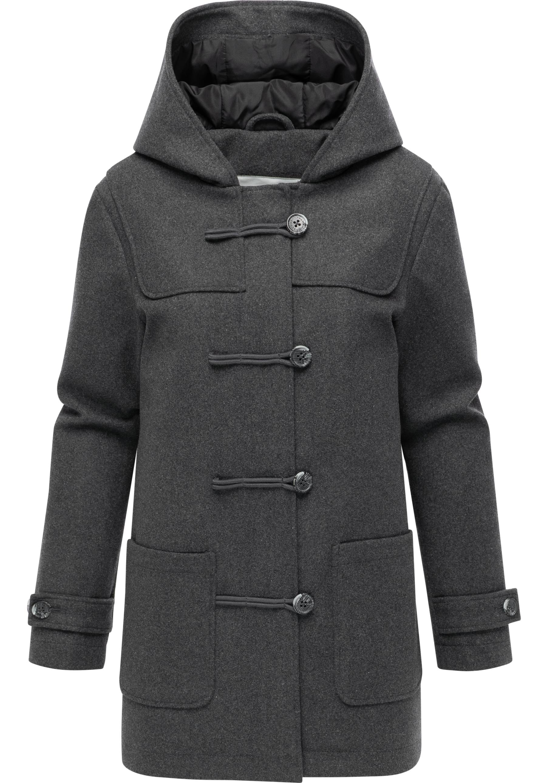 Ragwear Wintermantel "Duffina YOUMODO", warmer Mantel mit Knopfleiste günstig online kaufen