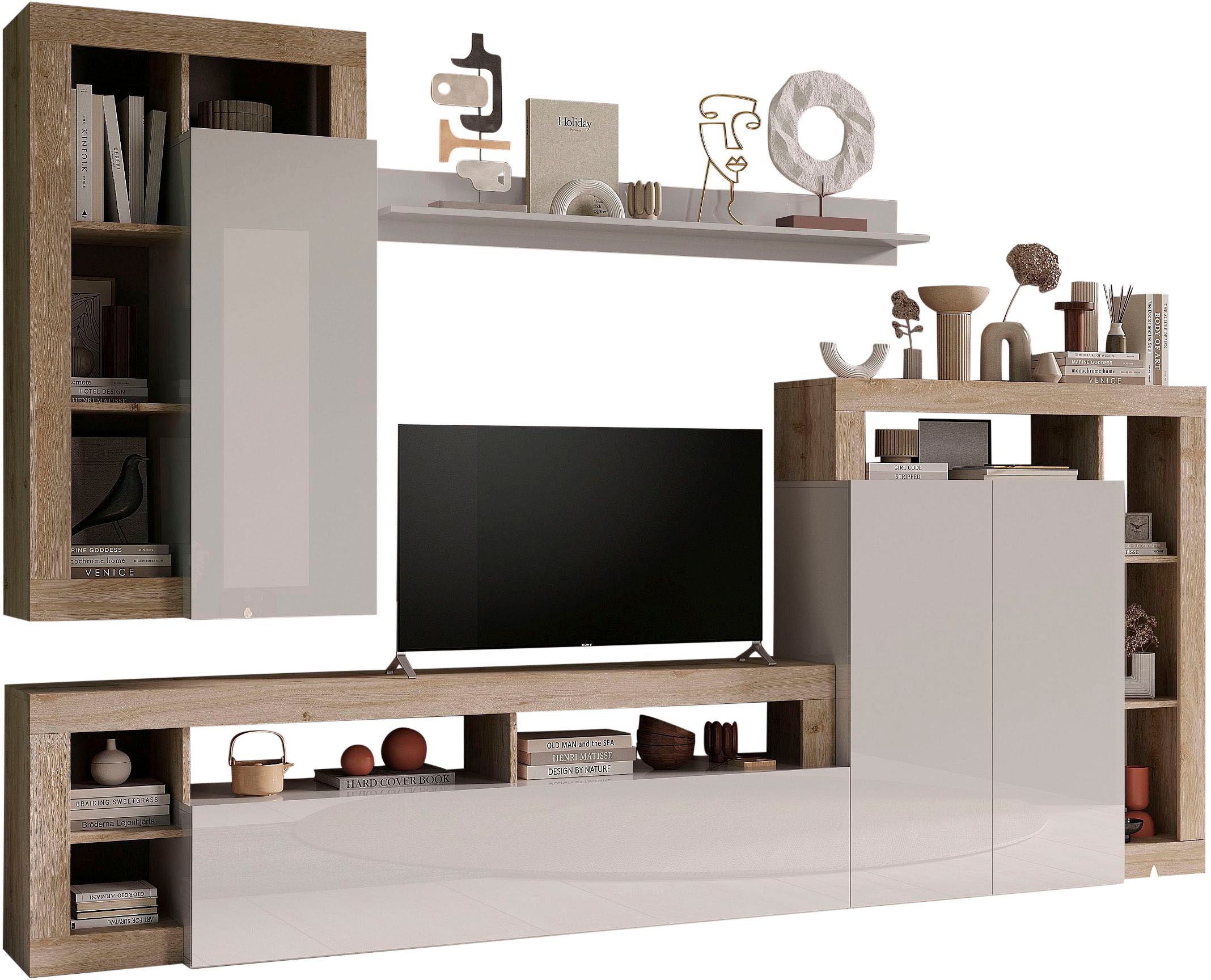 Home affaire Wohnwand "Hamburg" 4 Stk. tlg. günstig online kaufen