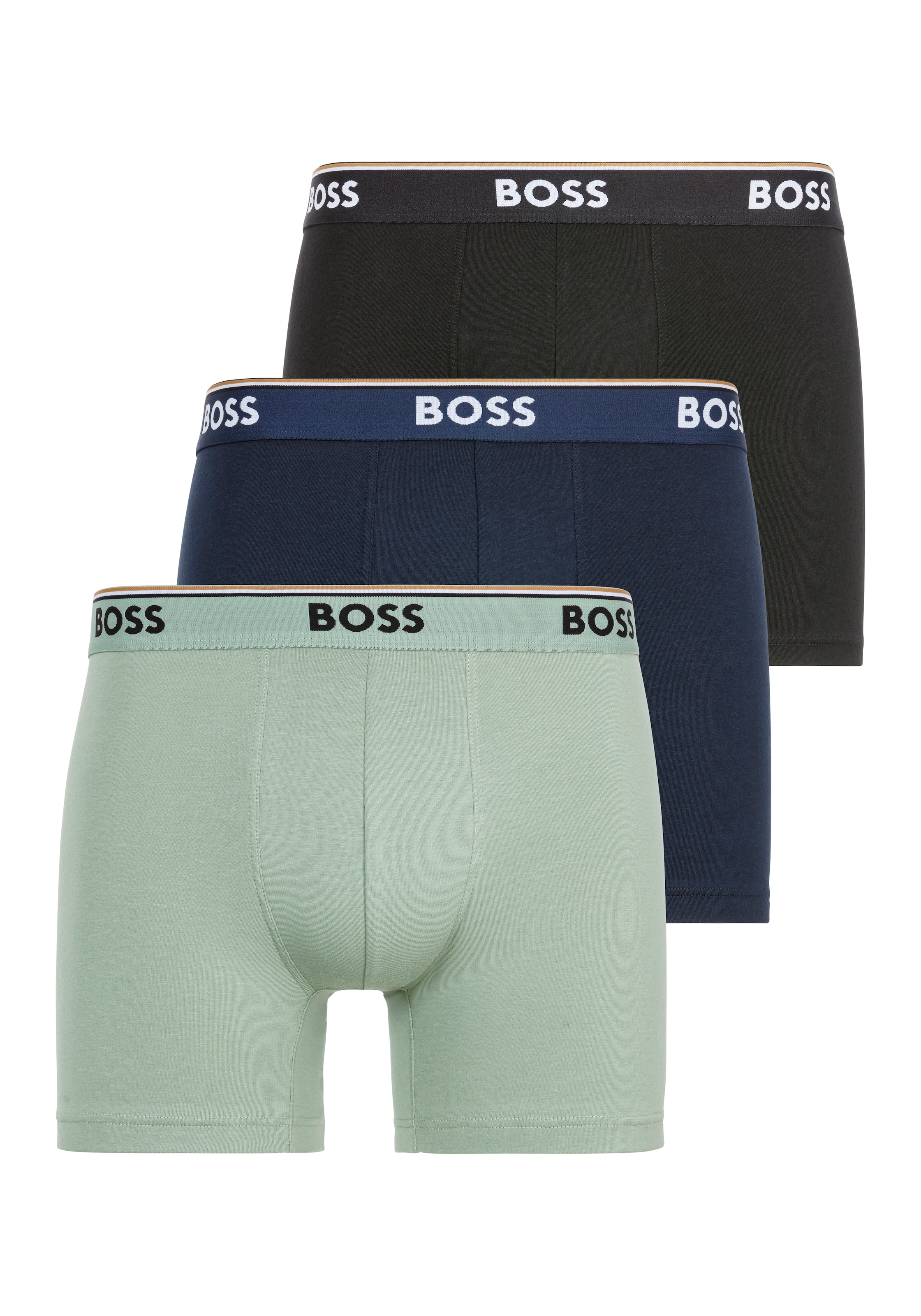 BOSS Trunk "Br 3P Pow", (Packung, 3 St.), mit Logobund