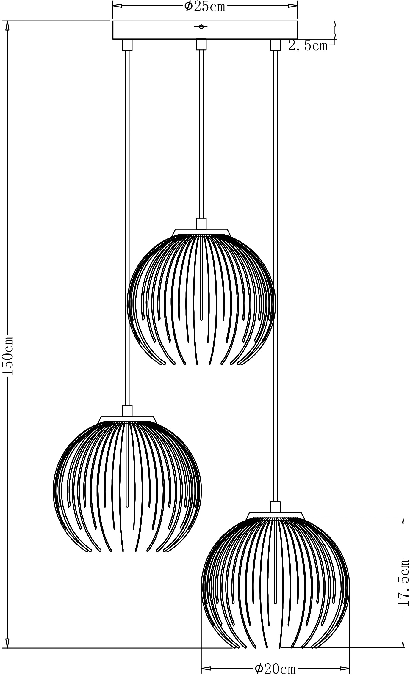 OTTO home Pendelleuchte »Tonnia« E27 1 Stk.