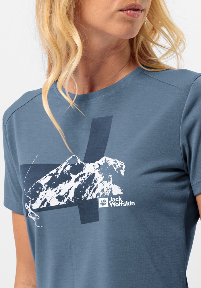Thumbnail - Jack Wolfskin T-Shirt "VONNAN S/S GRAPHIC T W"