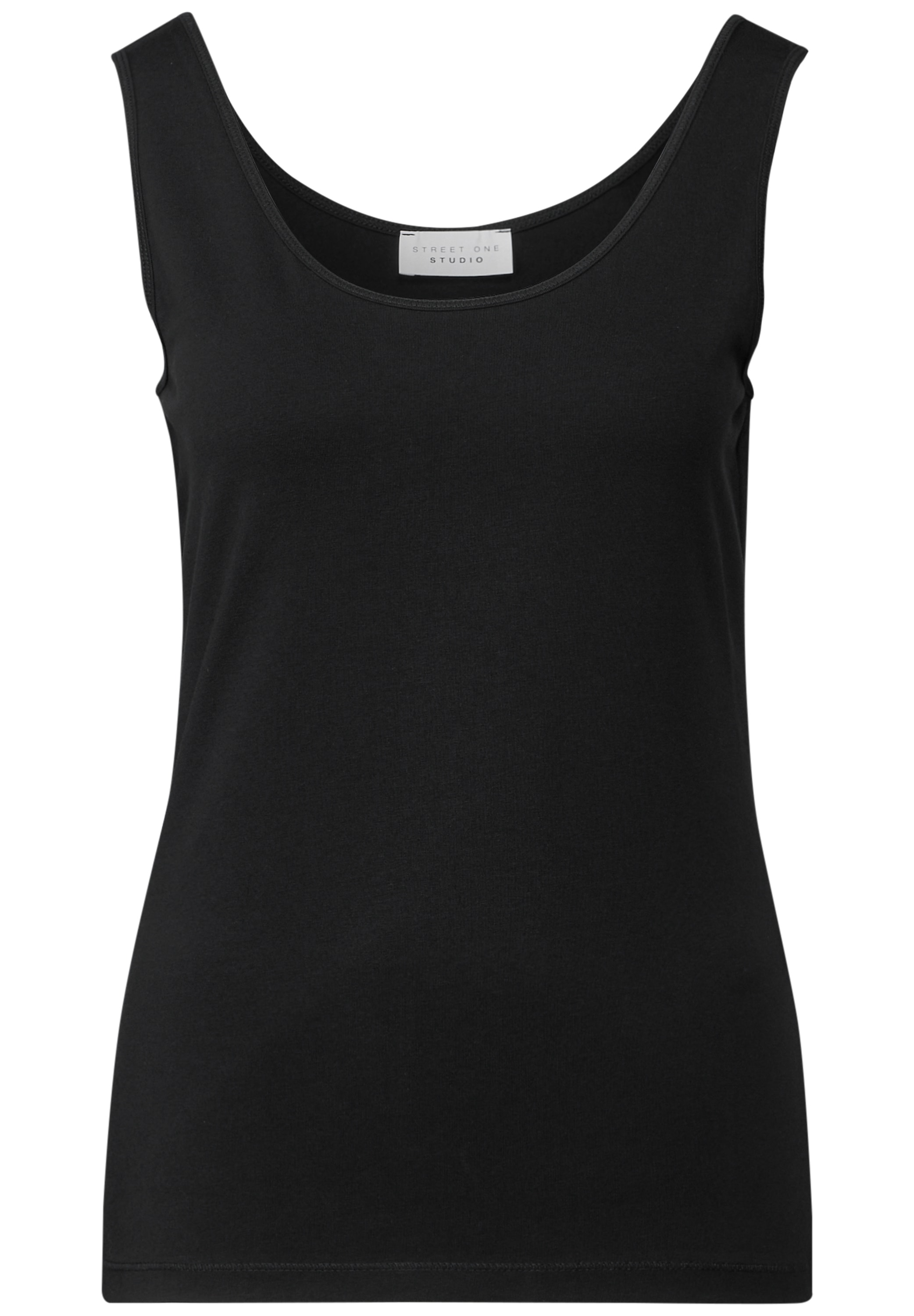 STREET ONE STUDIO Rundhalsshirt, im soften Baumwoll-Mix
