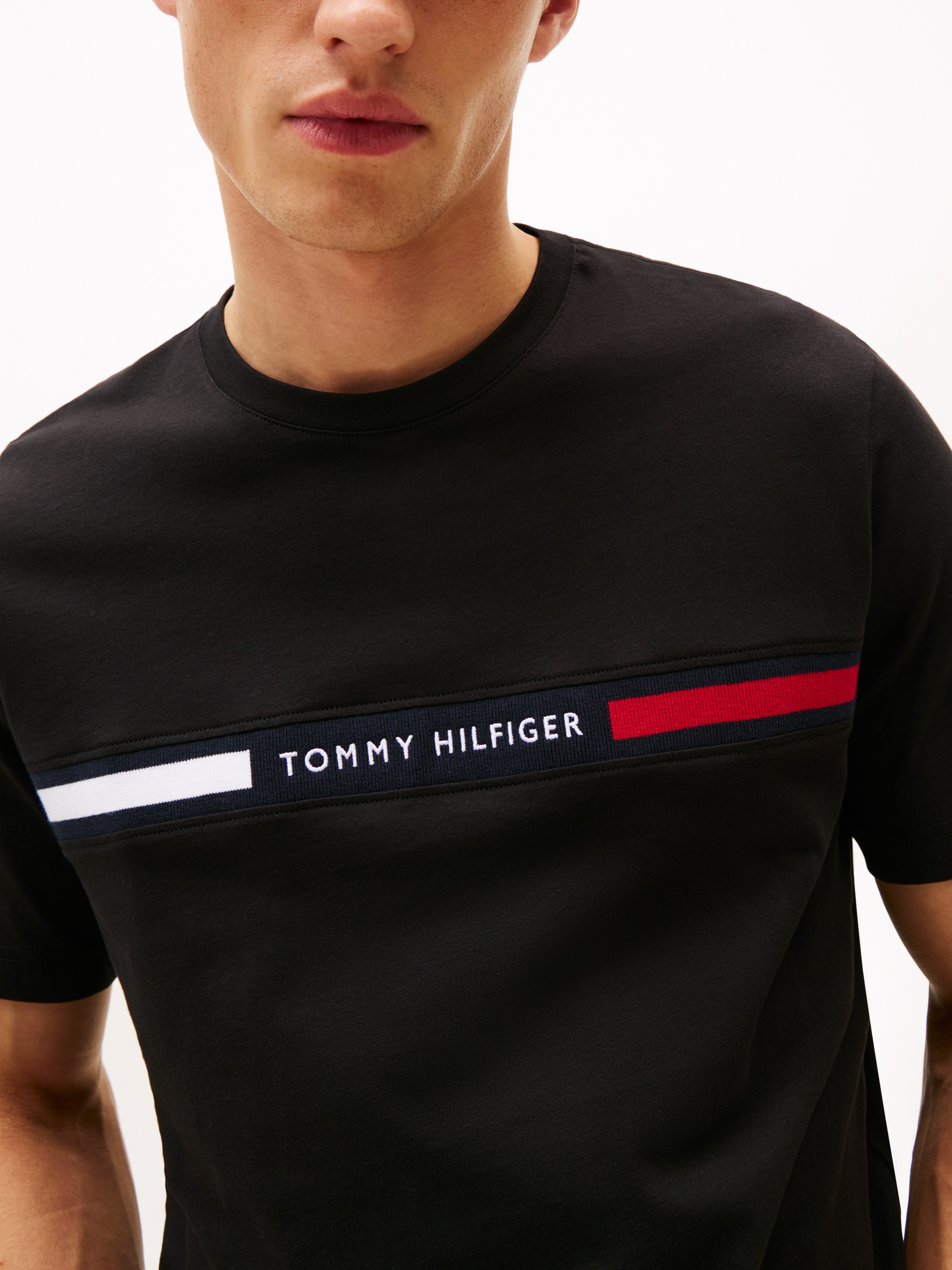 Tommy Hilfiger T-Shirt "HILFIGER CHEST INSERT" günstig online kaufen