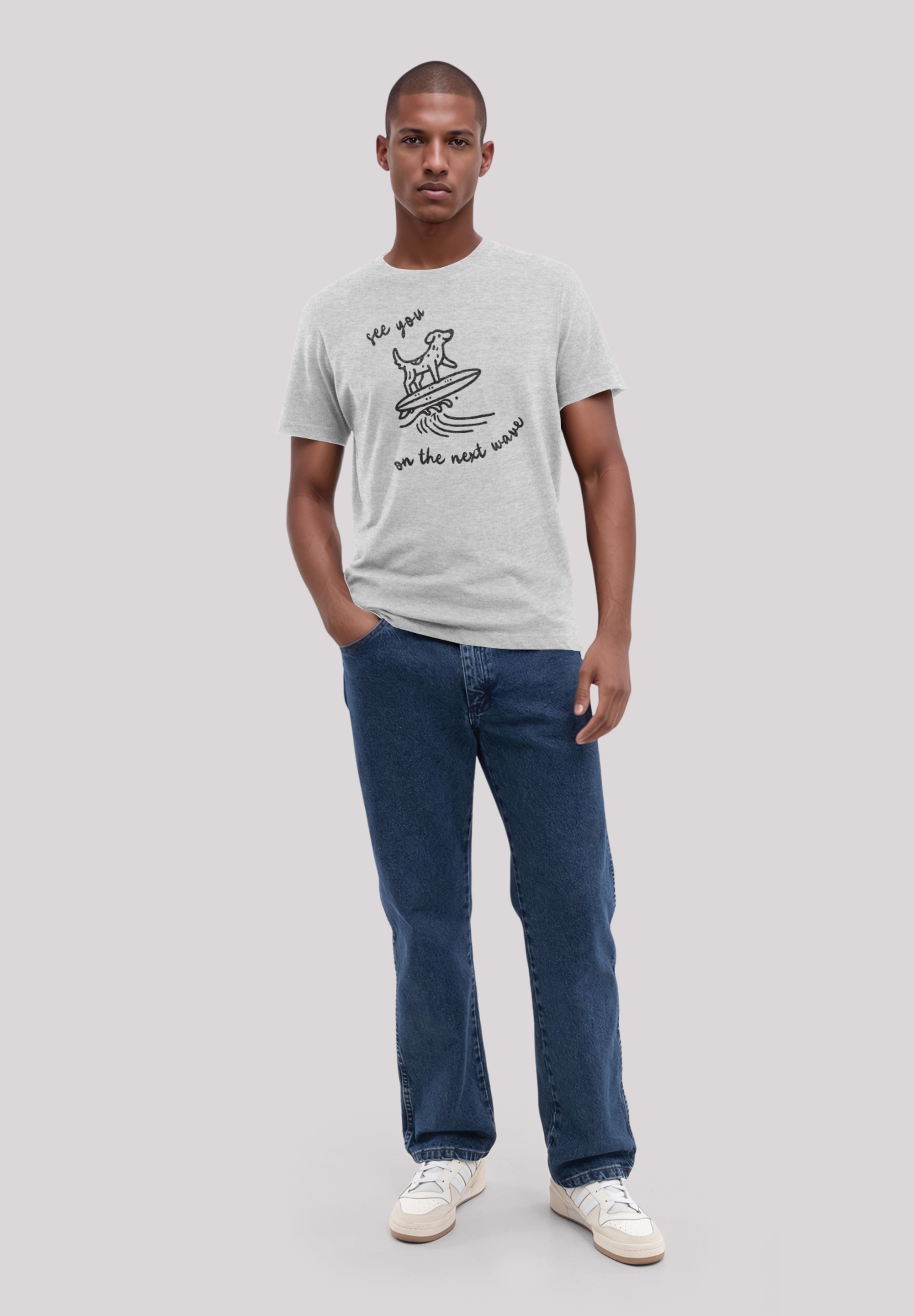 F4NT4STIC T-Shirt »See You On The Next Wave«, Premium Qualität
