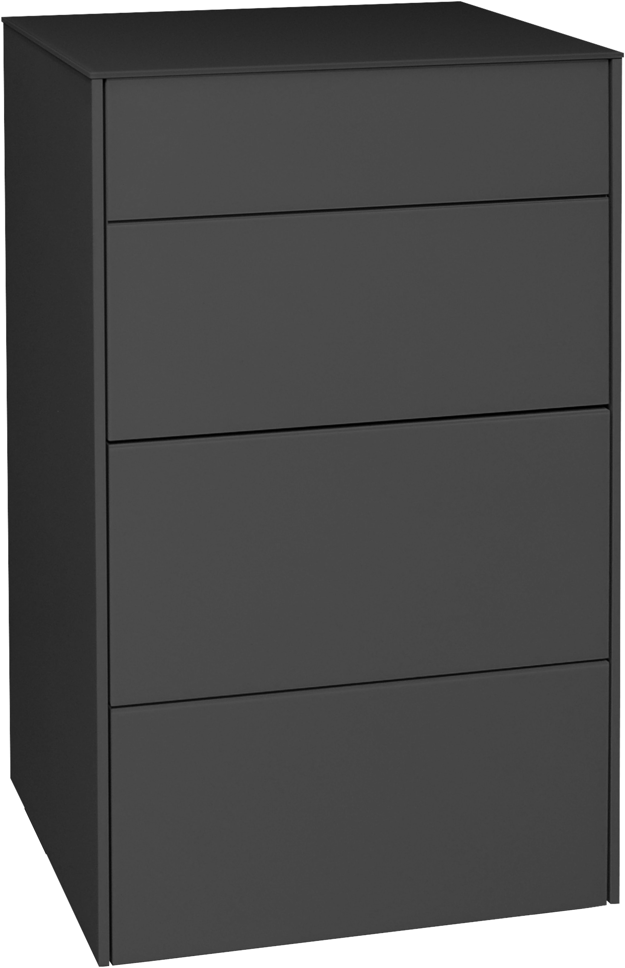 Mäusbacher Kommode "Imola" Kommode mit Glasfront und Glasoberplatte