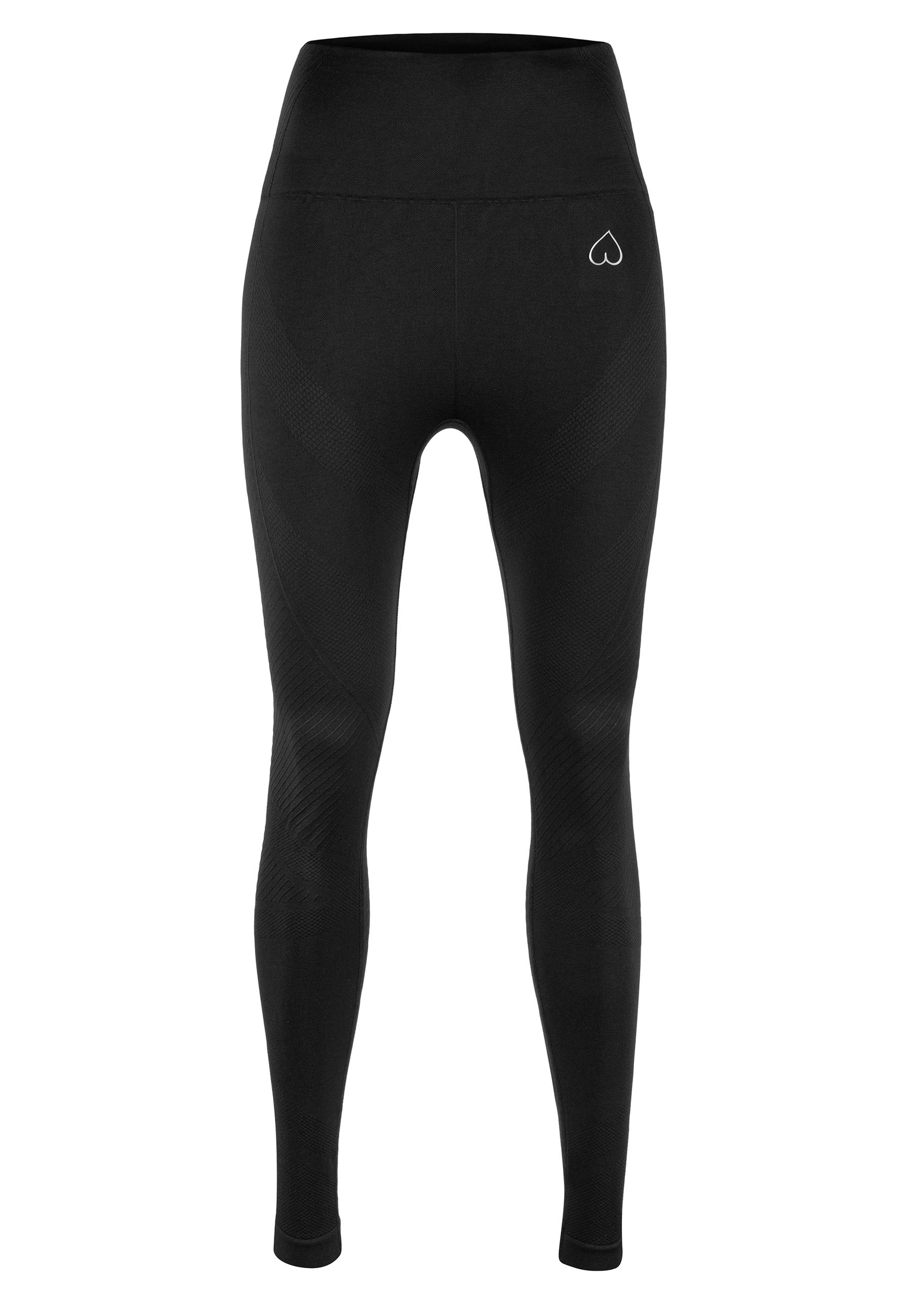 BeShaped Trainingstights »Femme Force«, (1 tlg.), mit angesagtem Jacquard-Muster