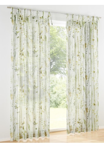 Vorhang »Jungle Schal«, (1 St.), Gardine, halbtransparent, bedruckt, Polyester