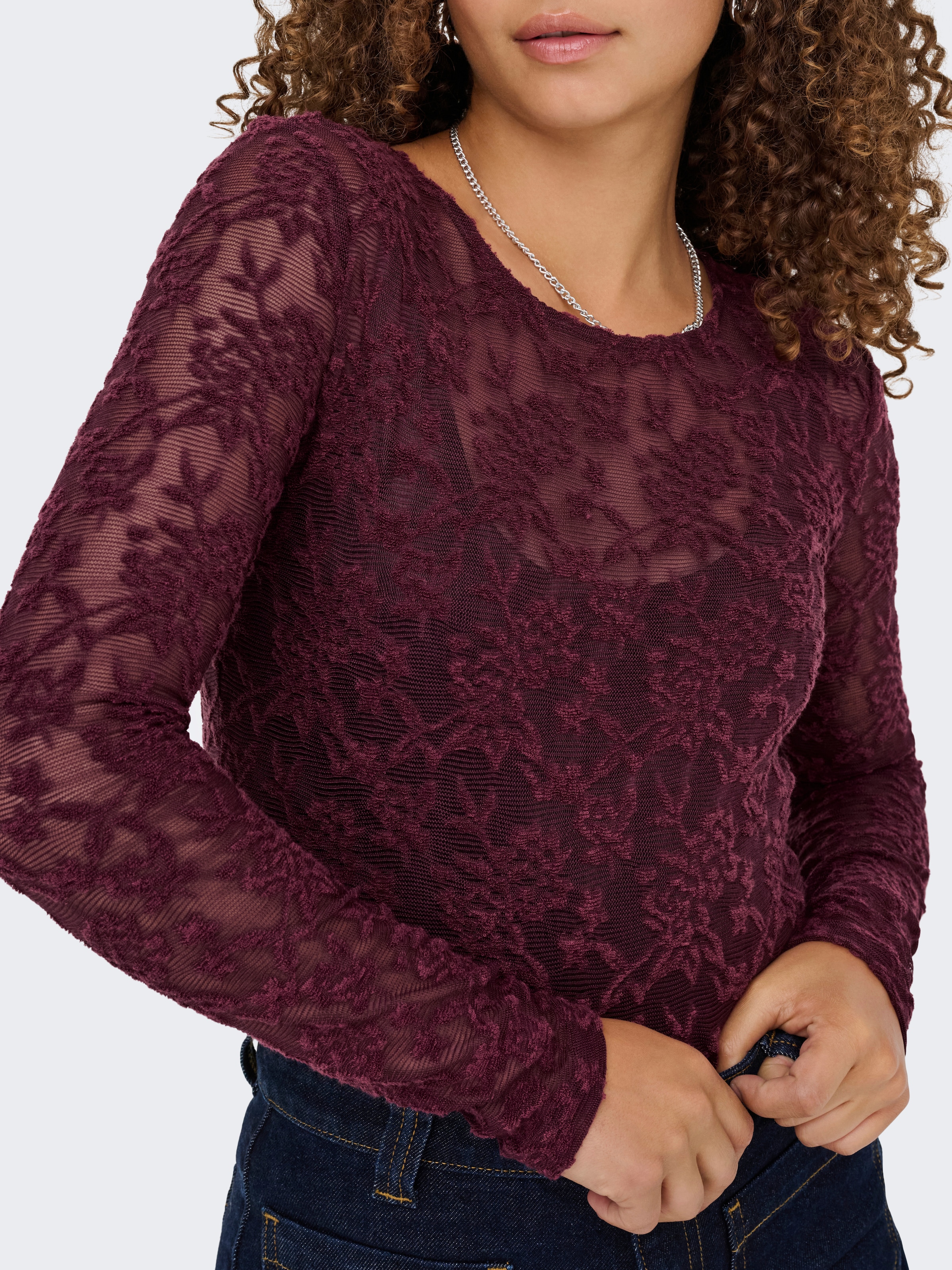 ONLY Langarmshirt »ONLBLAISE L/S TOP JRS«