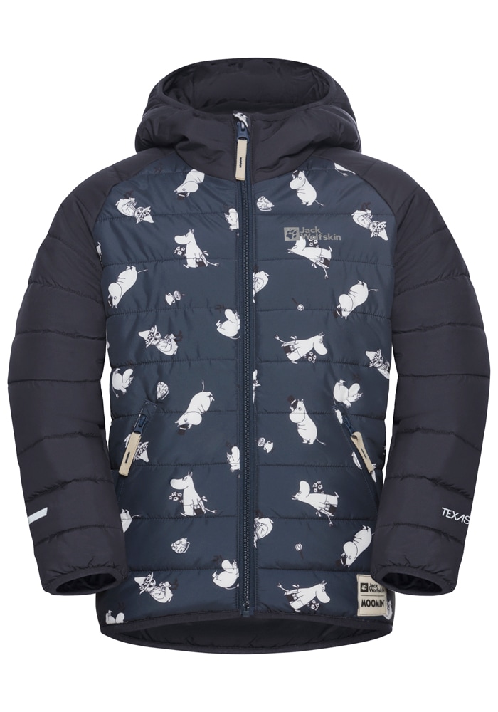 Jack Wolfskin Outdoorjacke »MOOMIN INS JACKET K«, mit Kapuze