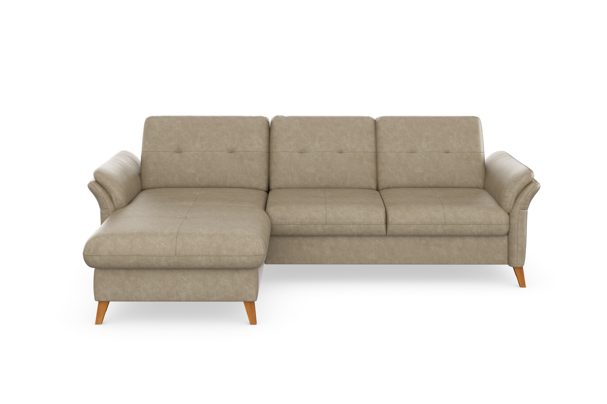 sit&more Ecksofa »Göteborg«, Sitztiefenverstellung und Federkern, wahlweise mit Bettfunktion