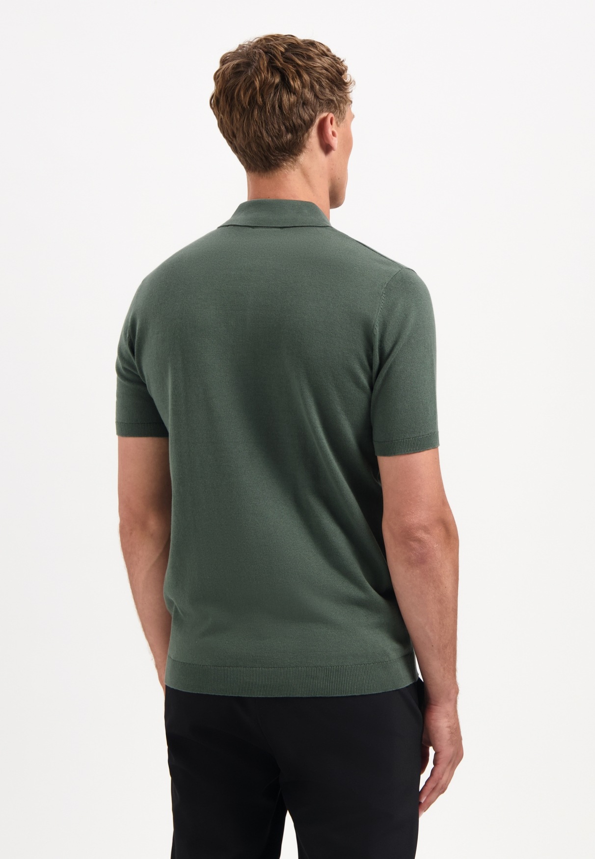 NO EXCESS T-Shirt "No Excess Gestricktes Poloshirt" günstig online kaufen