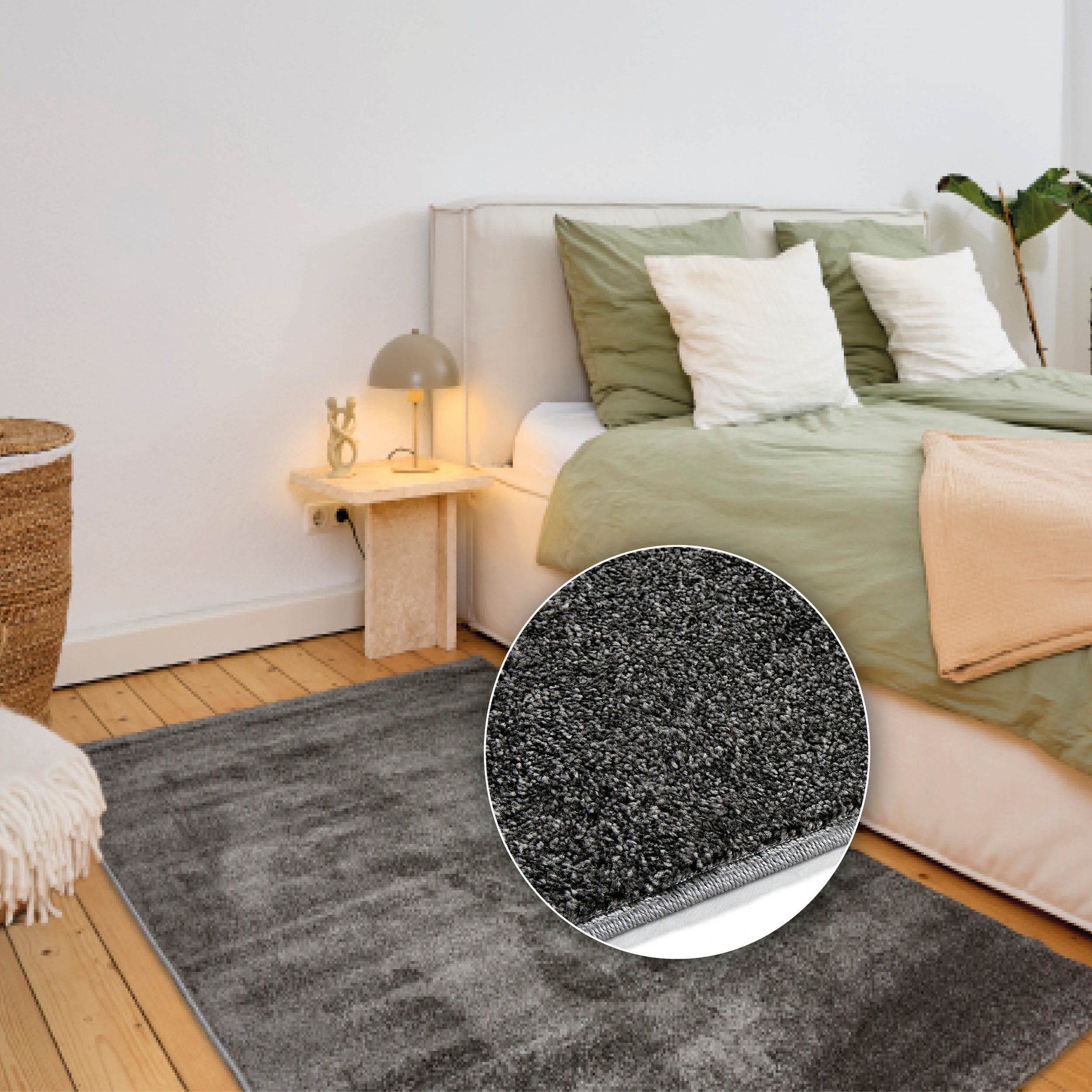 ASTRA Teppich »Sam 250«, rechteckig, 8 mm Höhe, weicher Kurzflor, Wohnzimmer, Schlafzimmer