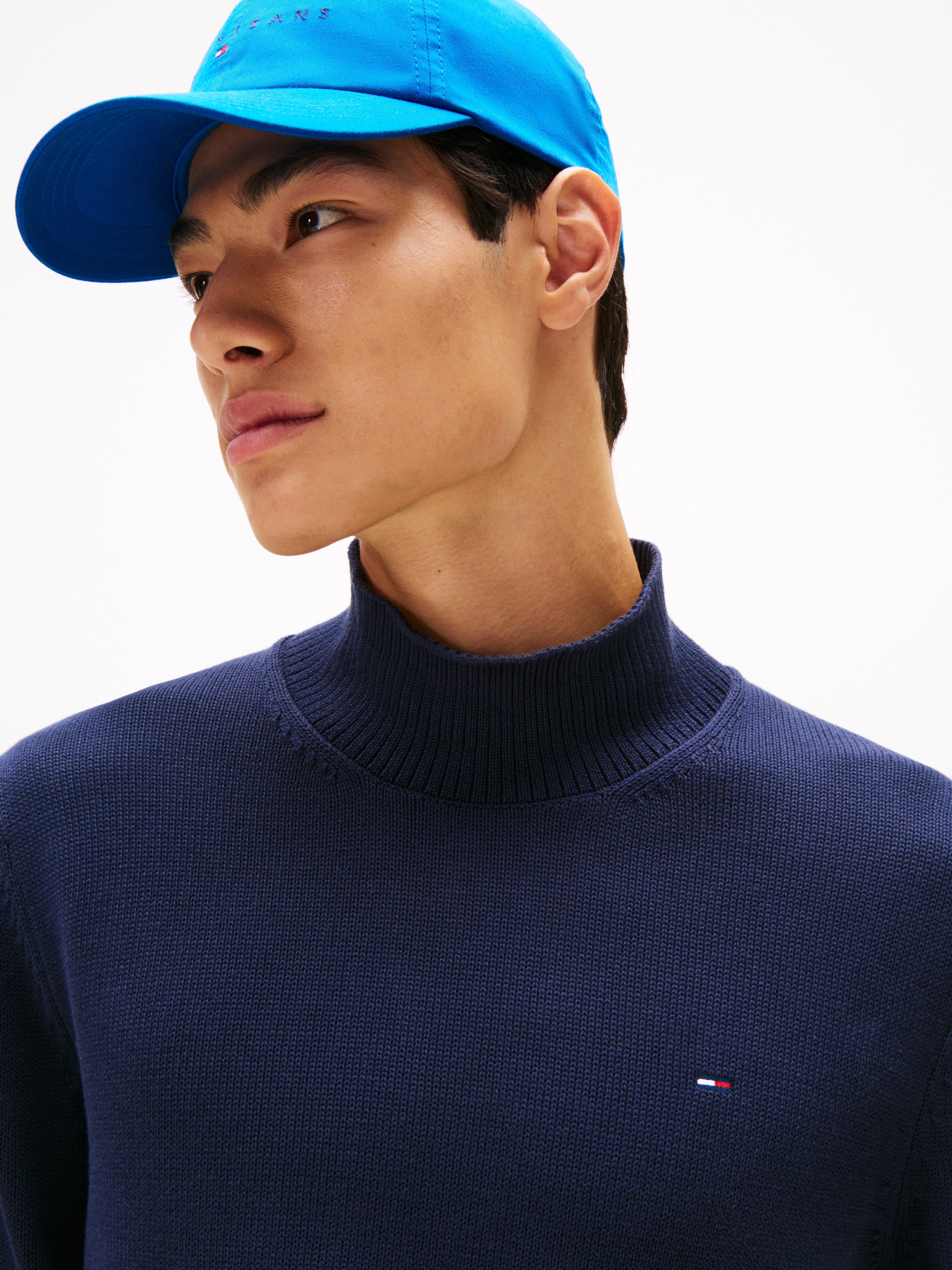 Tommy Jeans Rollkragenpullover »TJM SLIM FIT ROLL NECK«, mit Mock Neck, Strickpullover