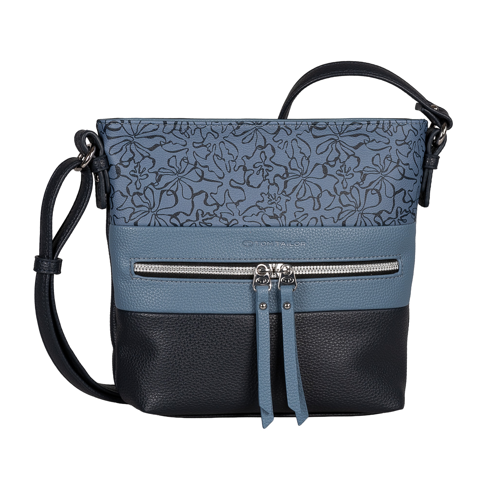 TOM TAILOR Umhängetasche "Ellen" Damen Schultertasche, schönes Color Blocking