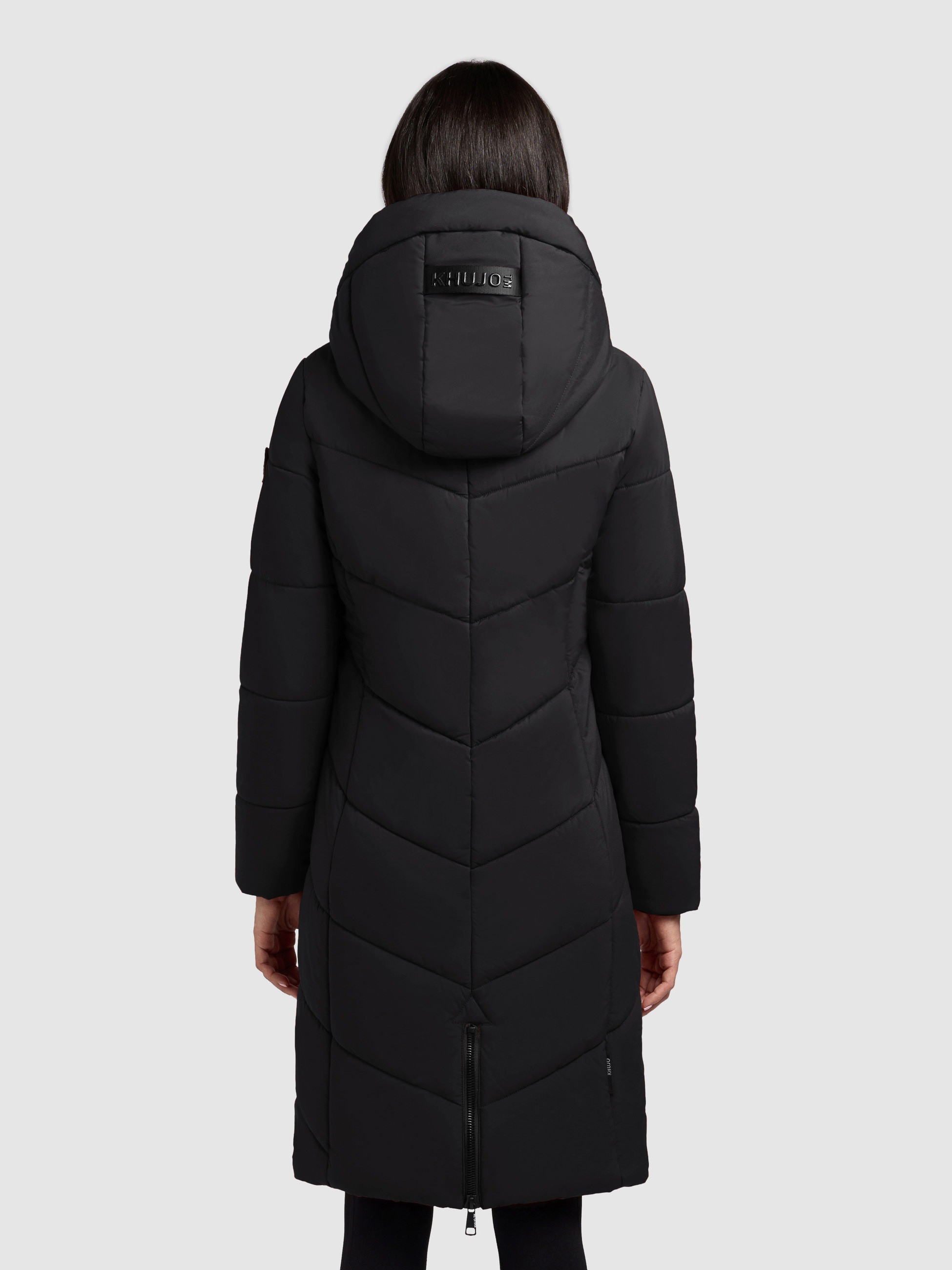 KHUJO ARIBAY4 LIGHT Quilted Coat Black XXL 3