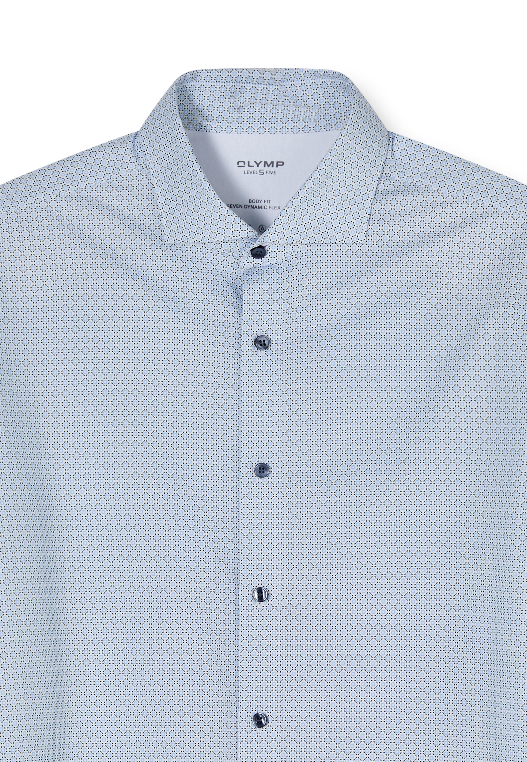 OLYMP Level Five 24/Seven Dress Shirt Blue 43 2