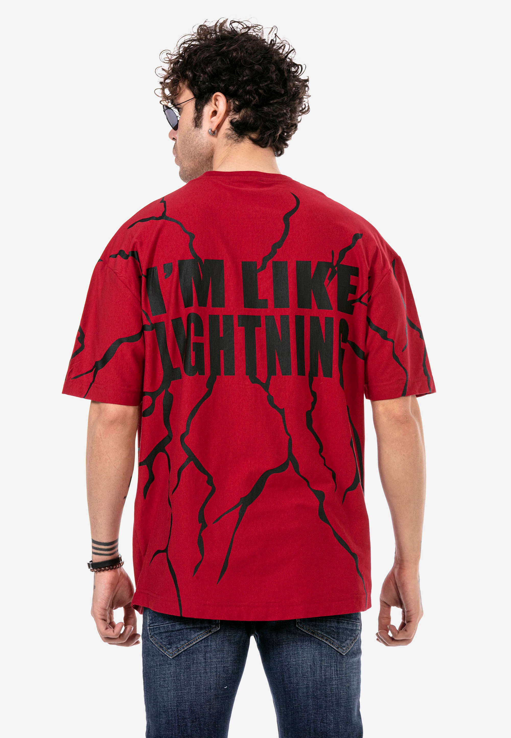 RedBridge T-Shirt »Chester«, mit großflächigen Print