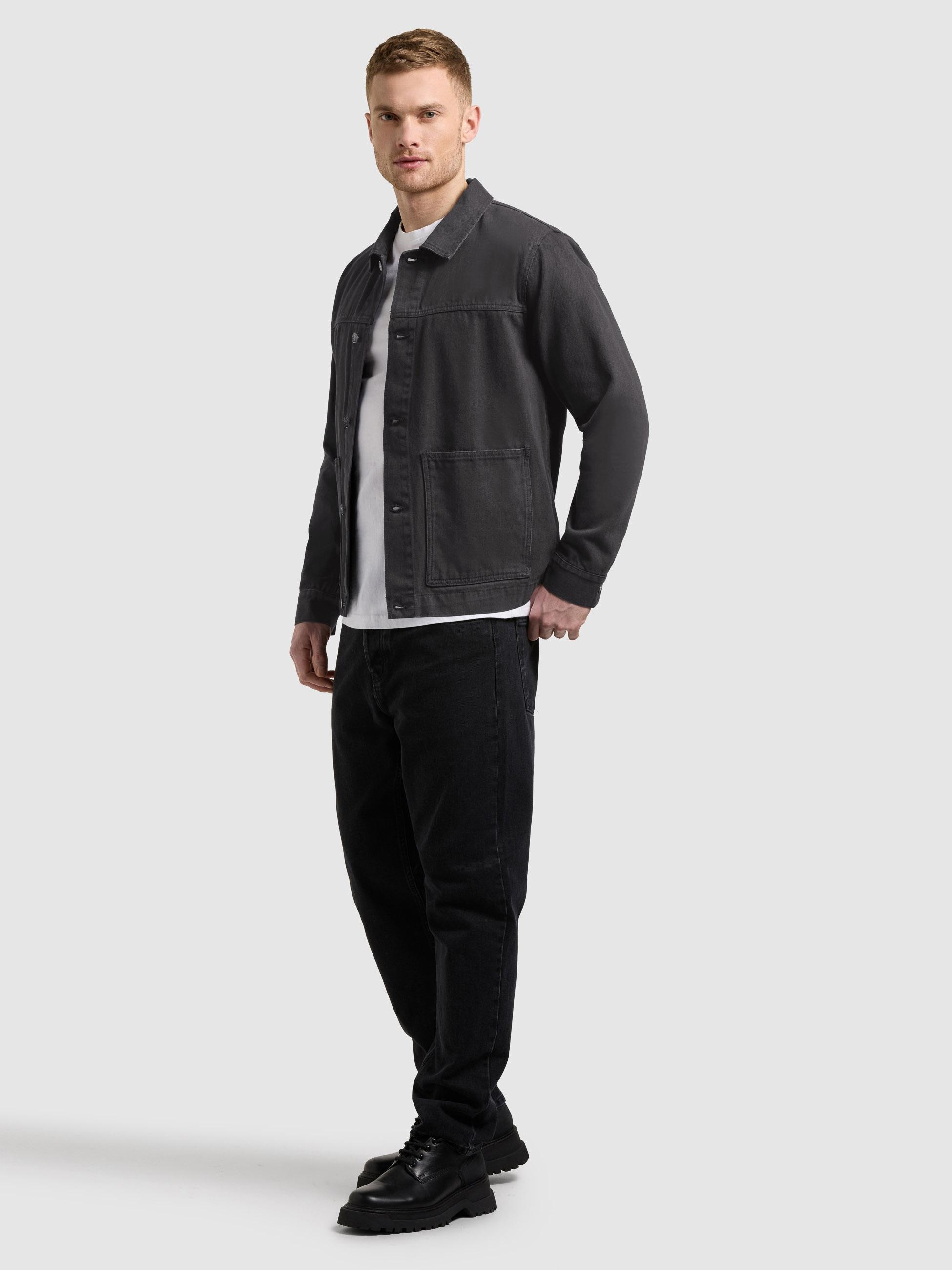 khujo Jeansjacke »Barto« ohne Kapuze Modische Jacke in Jeans-Optik