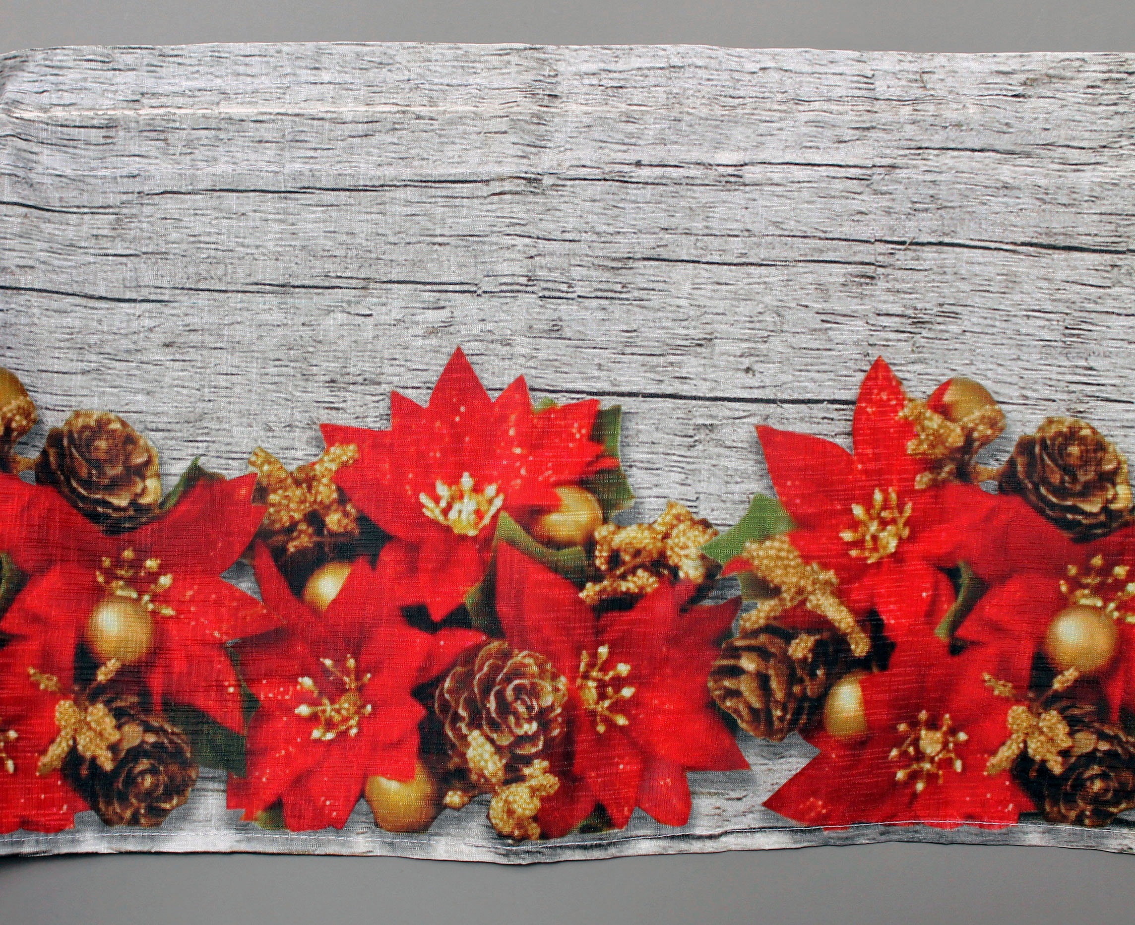 HOSSNER - ART OF HOME DECO Querbehang "Weihnachtsstern" Stangendurchzug 1 S günstig online kaufen