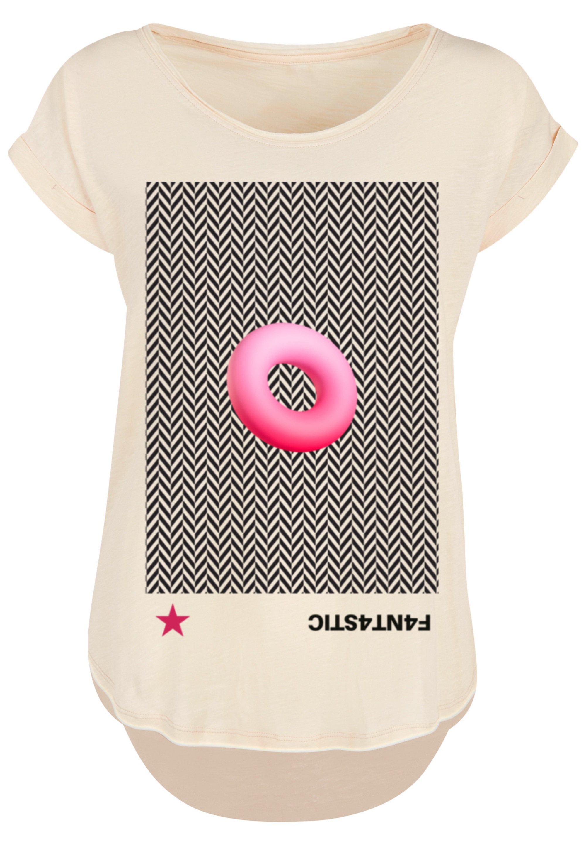 F4NT4STIC T-Shirt »3D PINK RING«, Print