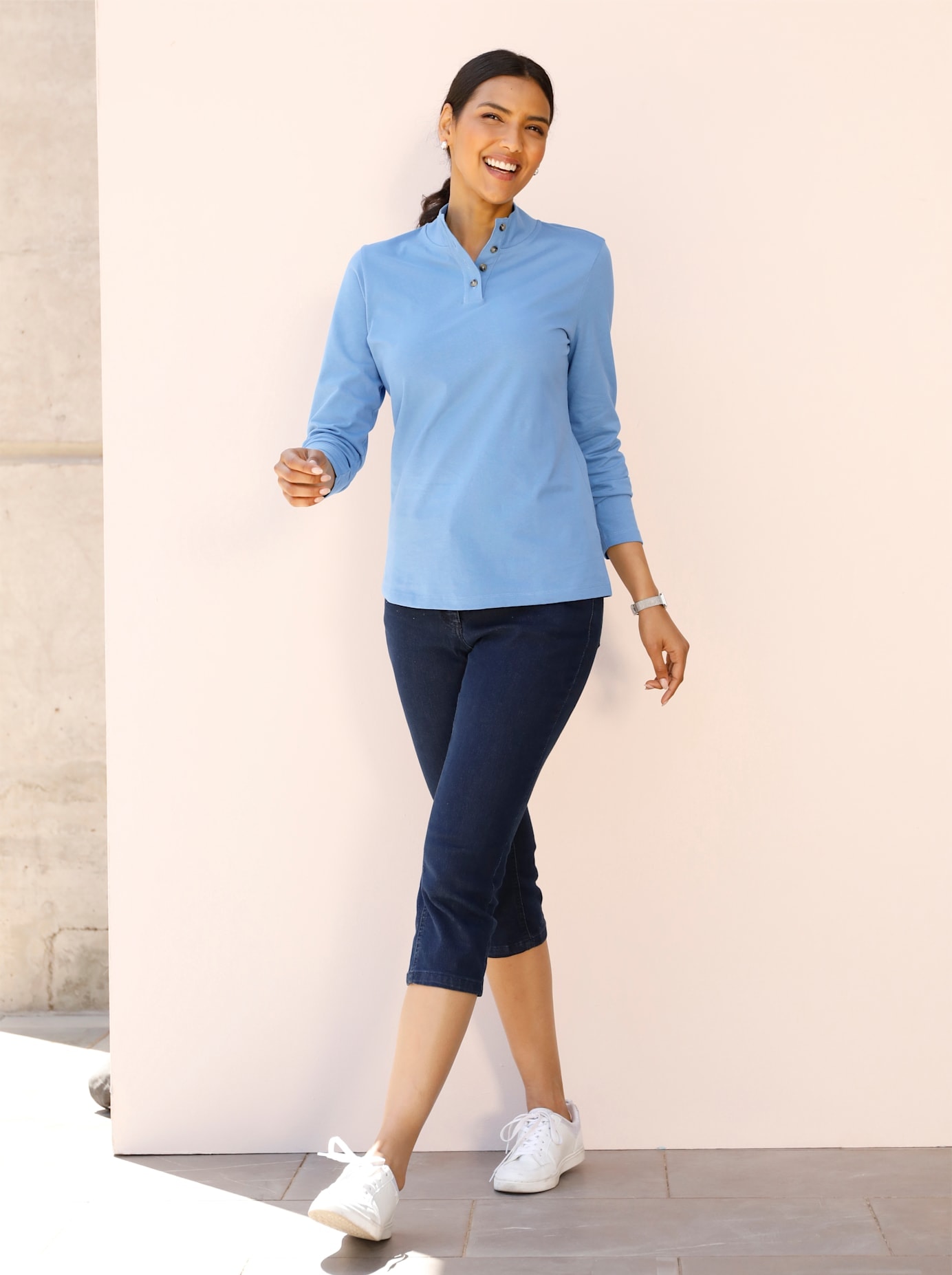 Classic Basics Stehkragenshirt "Shirt", (1 tlg.) günstig online kaufen