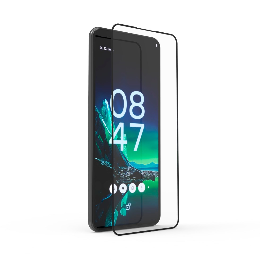 Hama Displayschutzglas »Schutzglas für Motorola Edge 40 Neo, transparent, HD Qualität«, für Motorola Edge 40 Neo, (1 St.), perfekter Schutz, kein Kleben, langlebig und robust