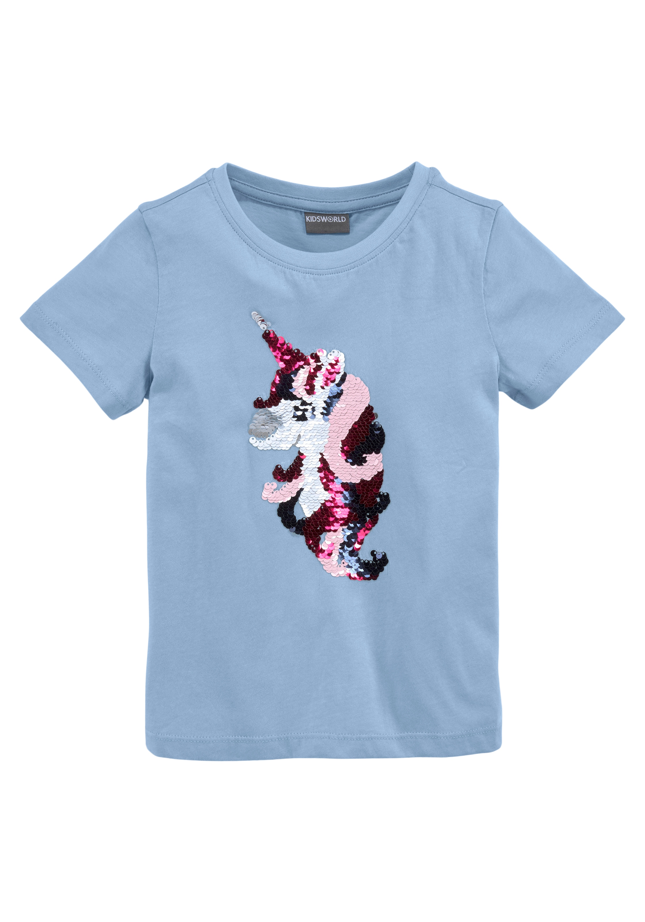 KIDSWORLD T-Shirt »EINHORN«, aus tollen WENDEPAILLETTEN