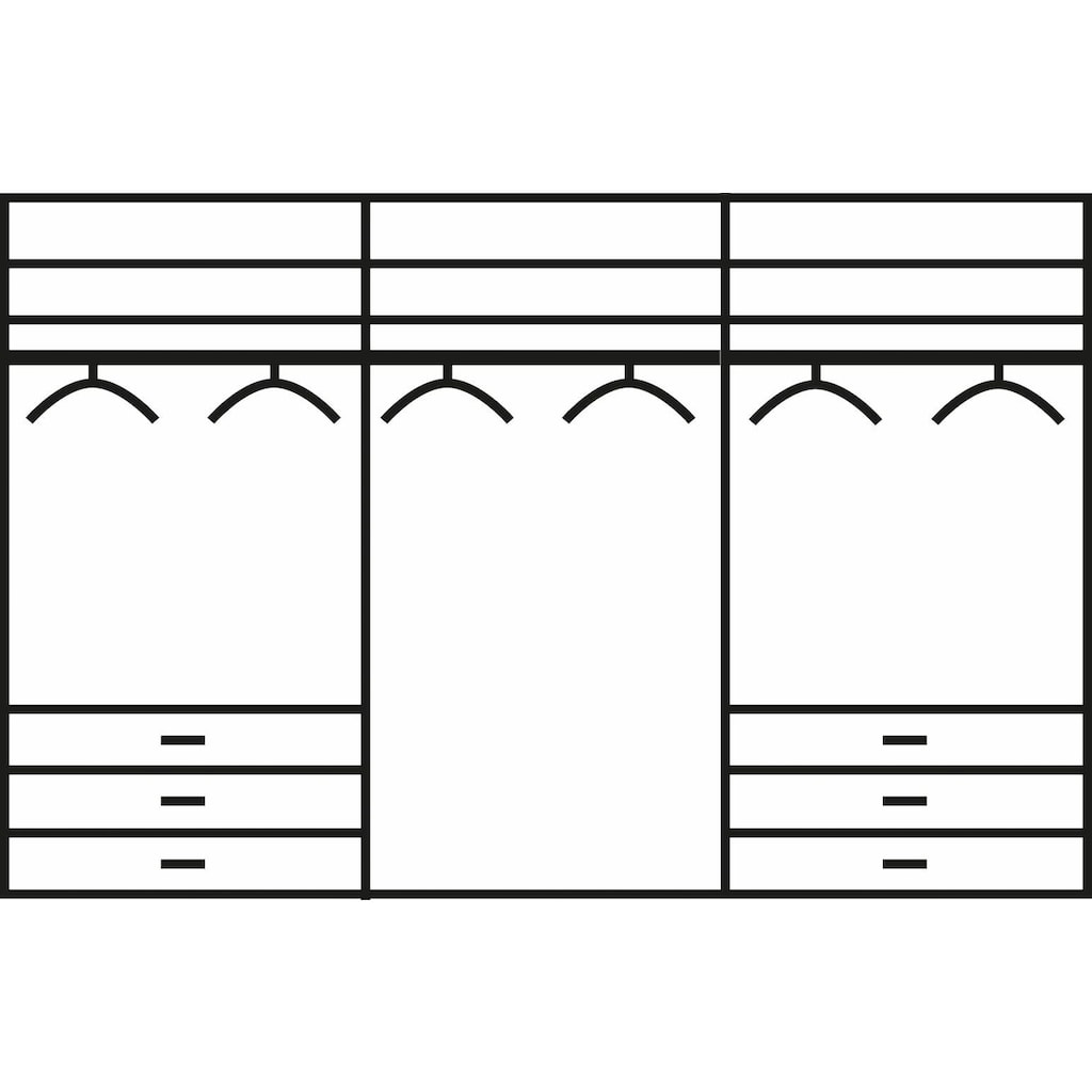 WIEMANN Schwebetürenschrank »Malibu«, mit Glasfront