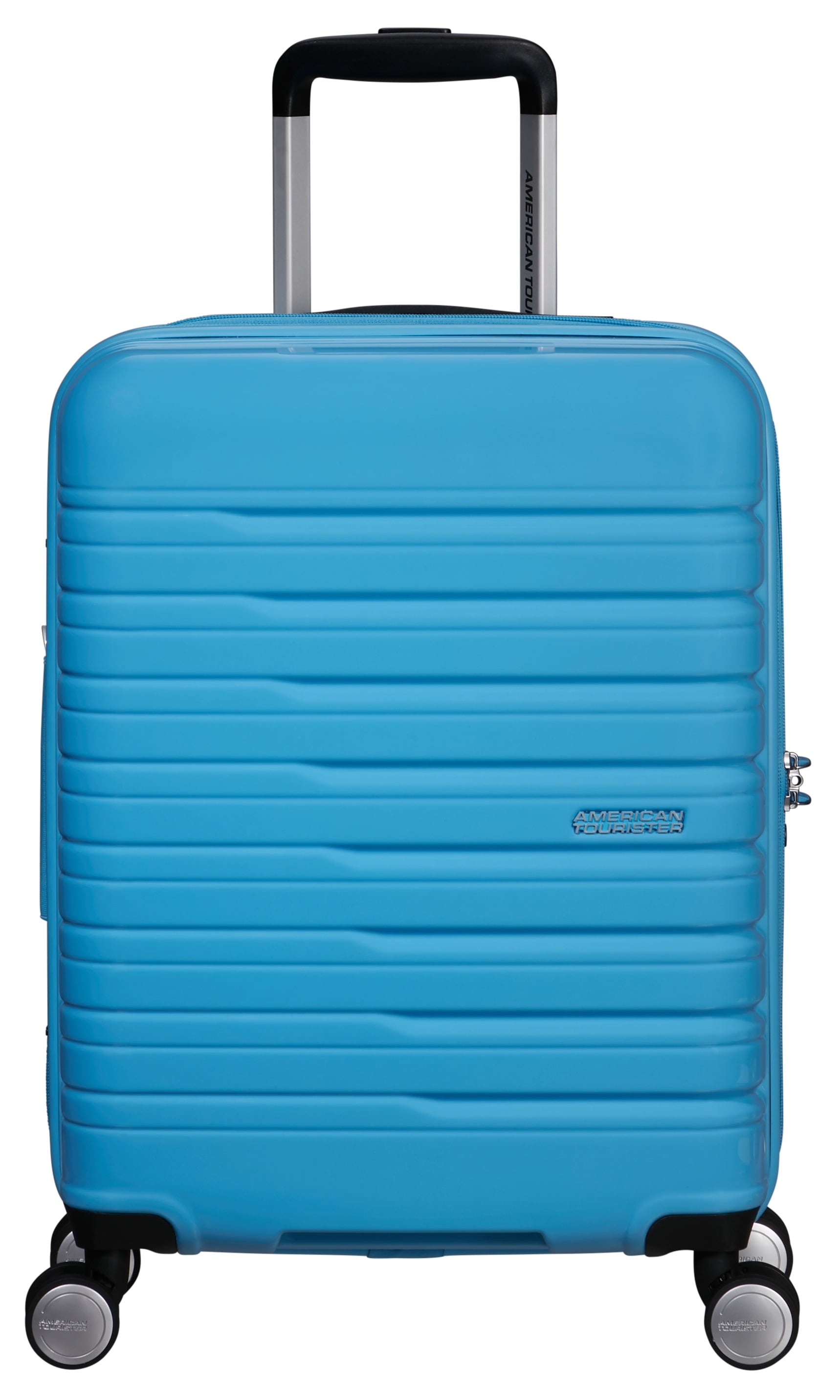American Tourister Handgepäck-Trolley "FLASHLINE POP Suitcase 55", 4 Rollen, Handgepäck-Koffer Reisegepäck Koffer TSA-Za