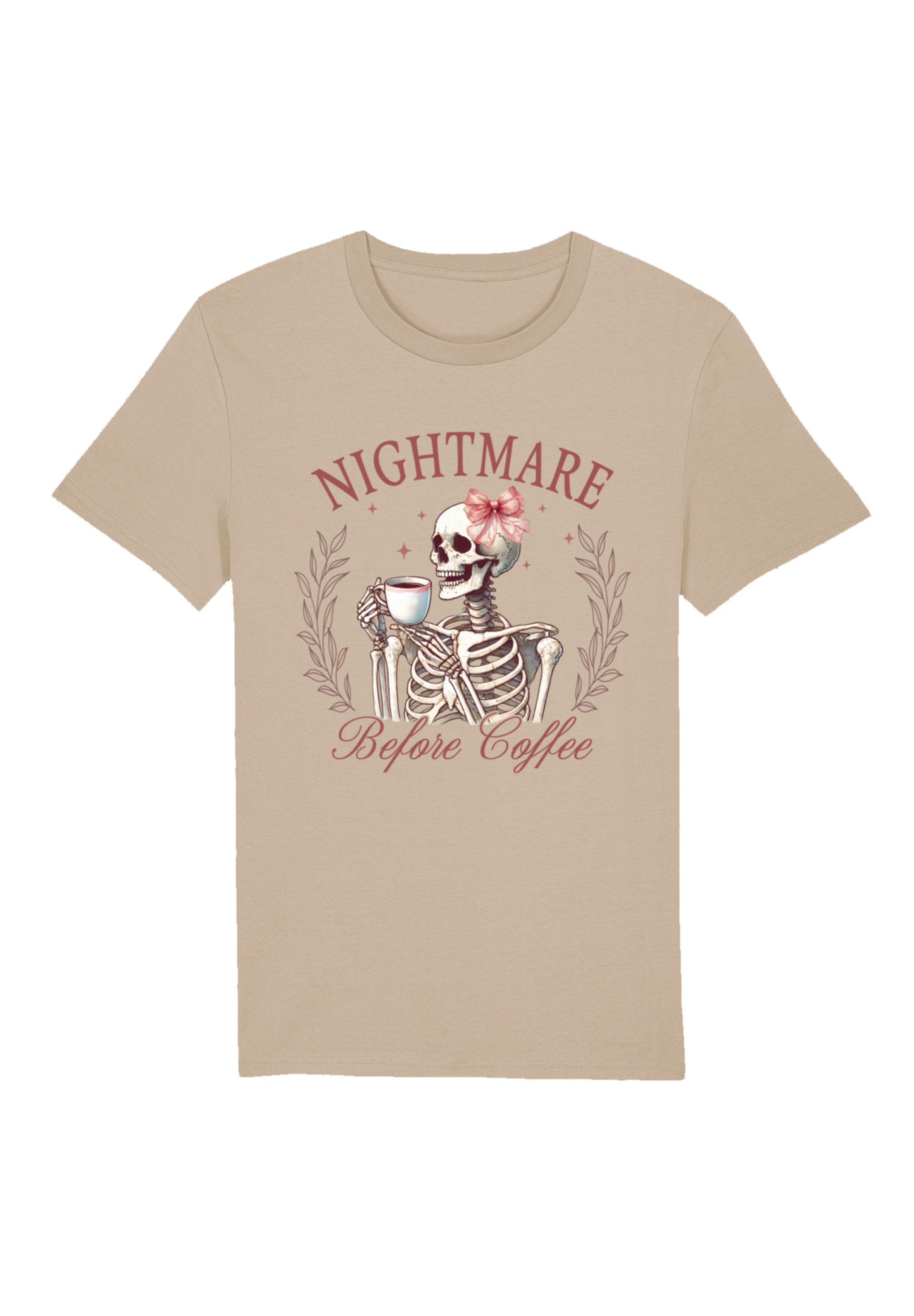 F4NT4STIC T-Shirt »Nightmare Before Coffee«, Premium Qualität