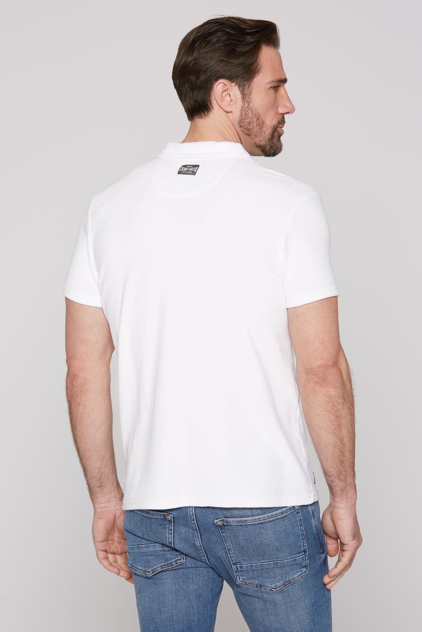 CAMP DAVID Poloshirt, mit Stickerei