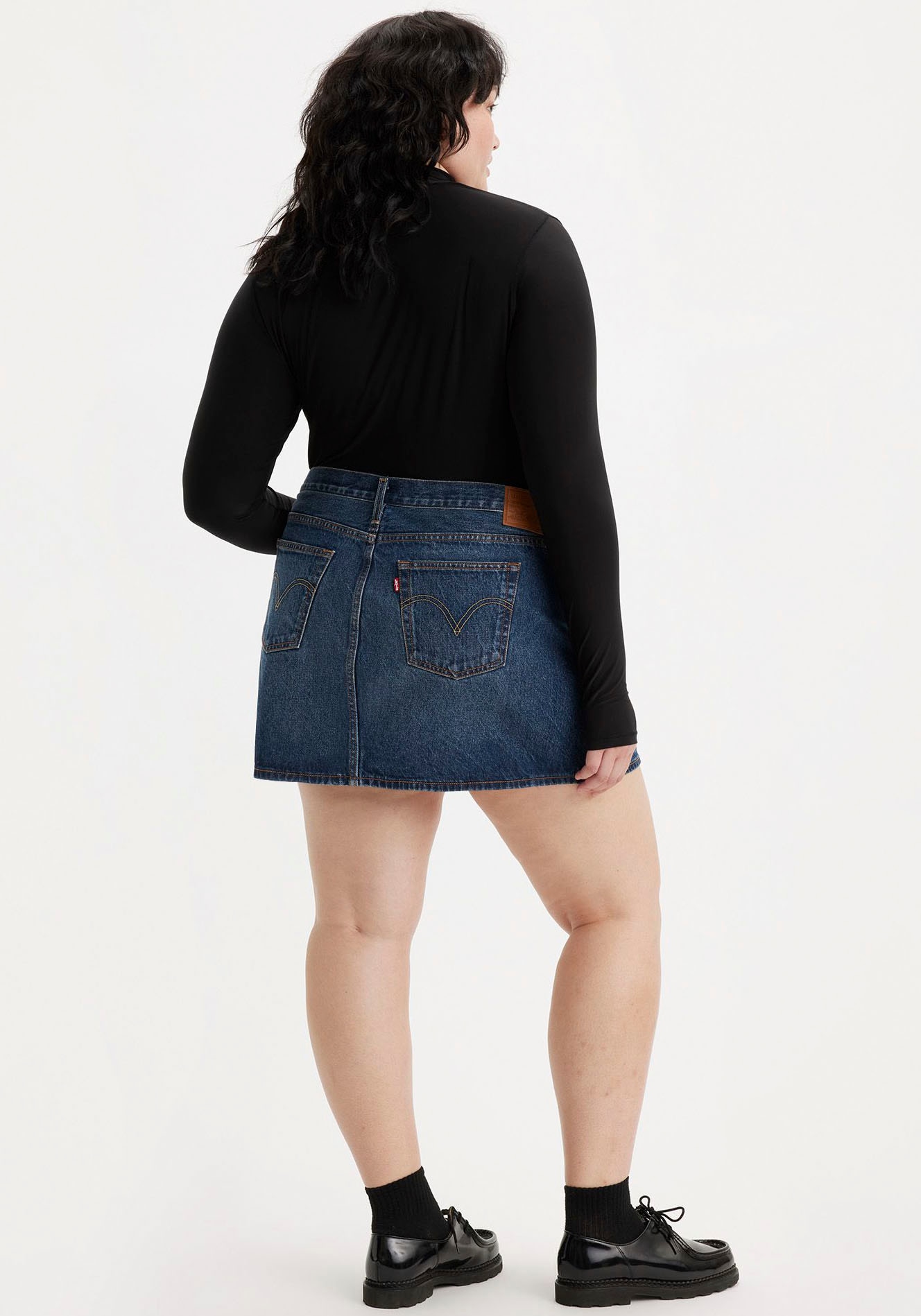 Levis Plus Jeansrock "PLUS NEW ICON SKIRT", mit ausgefranster Kante und Des günstig online kaufen