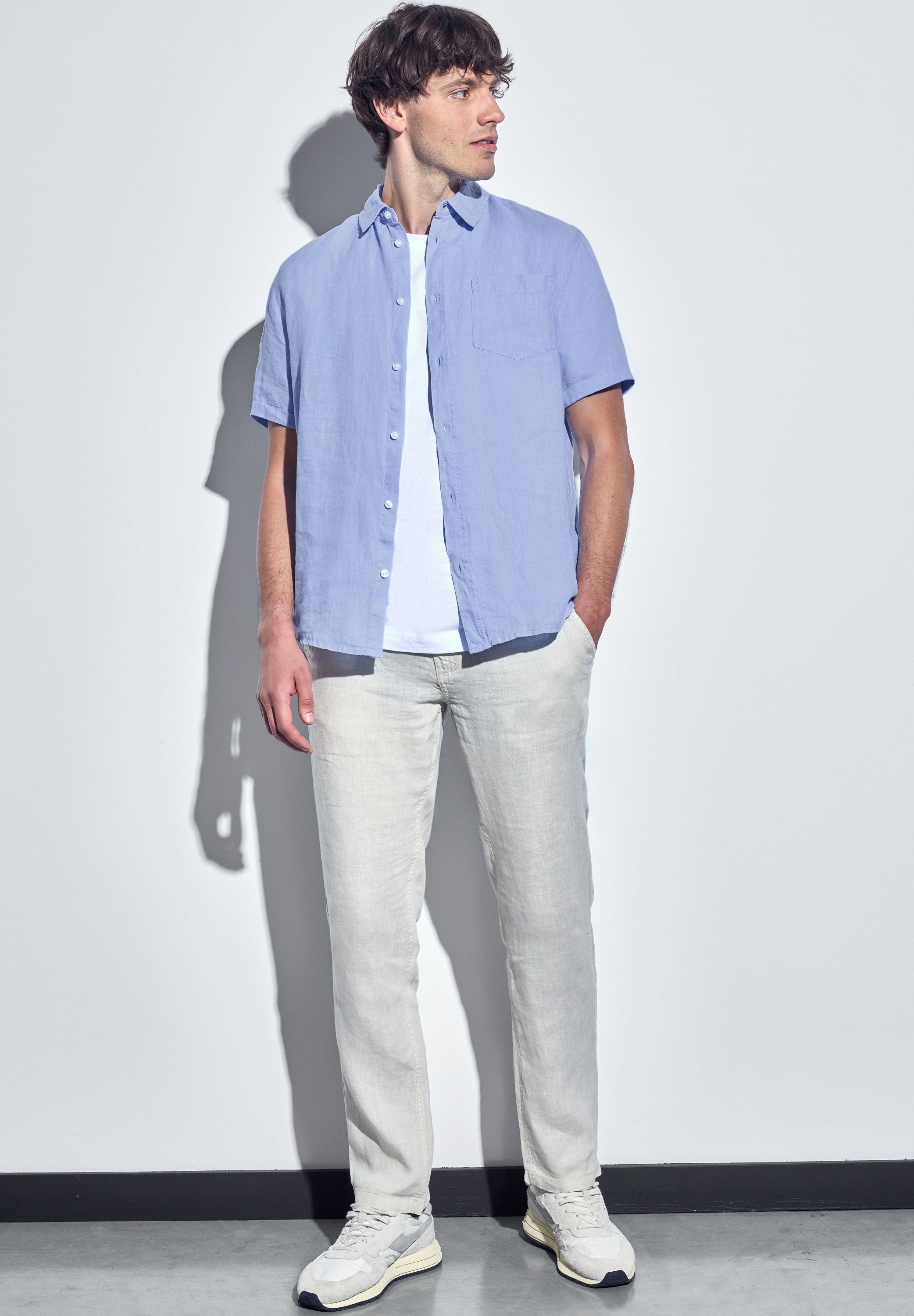 Thumbnail - STREET ONE MEN Kurzarmhemd mit Brusttasche